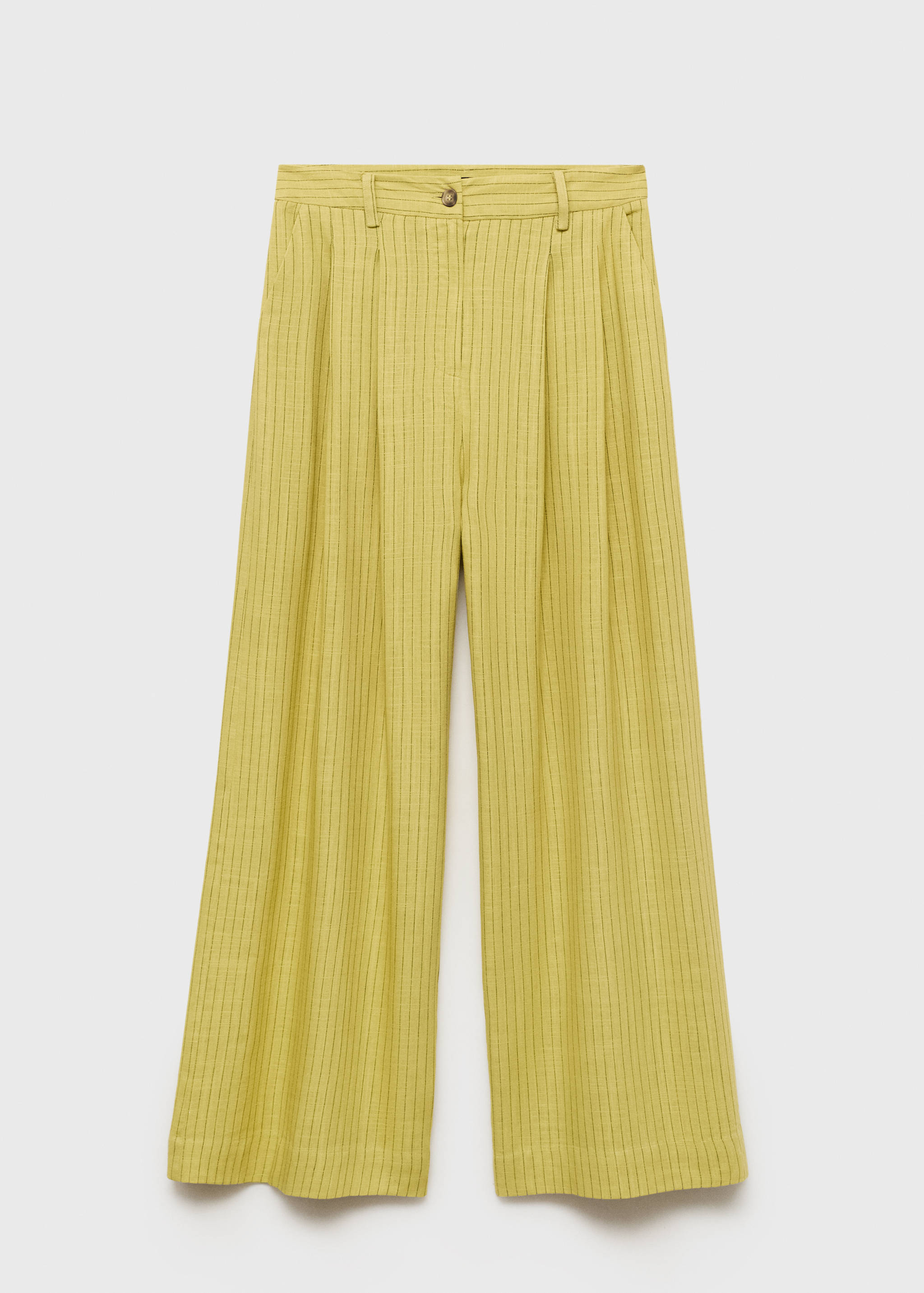 Striped straight suit trousers - Article without model