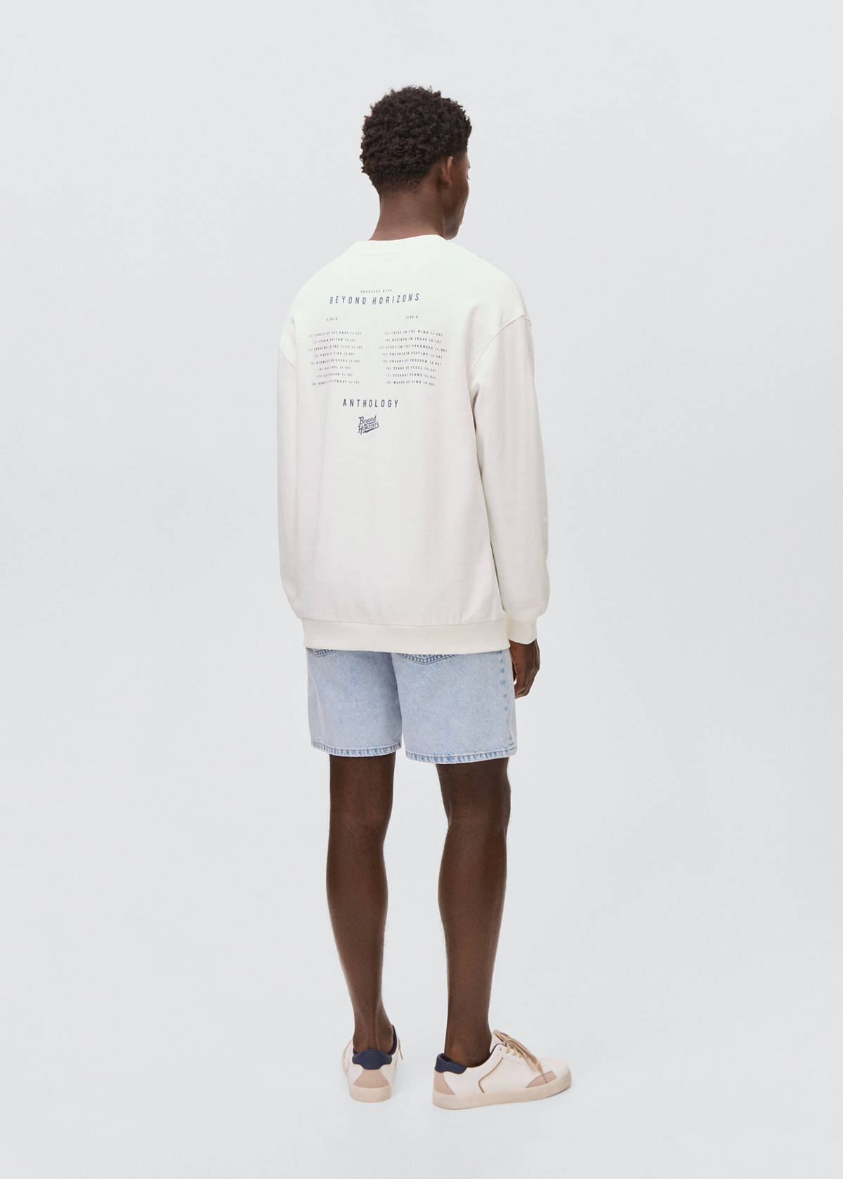 Printed embroidered sweatshirt — Off White