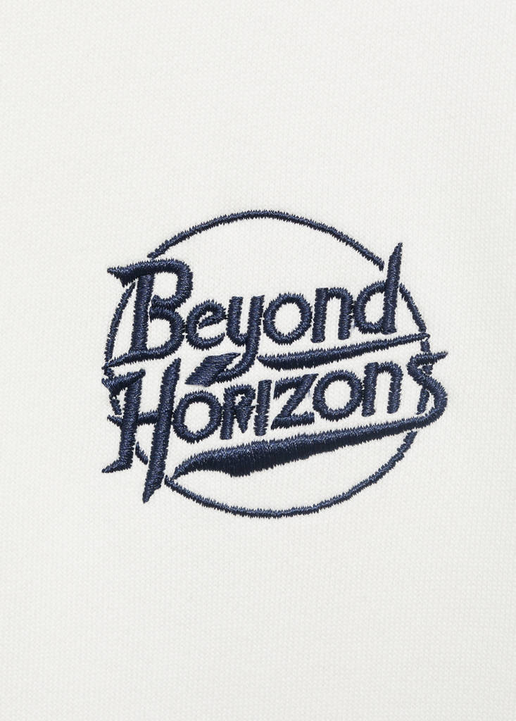 Printed embroidered sweatshirt — Off White
