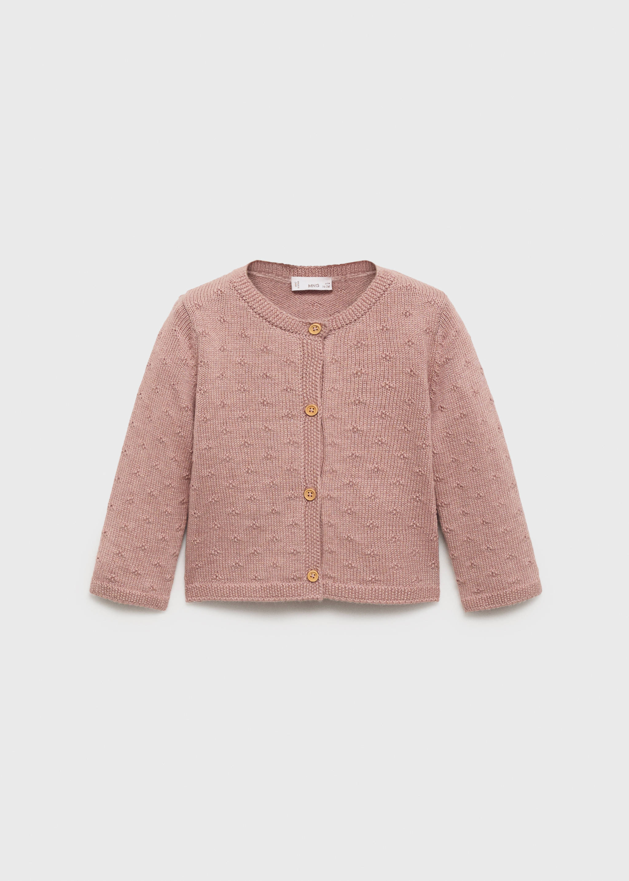 Cárdigan punto bordado - Artículo sin modelo