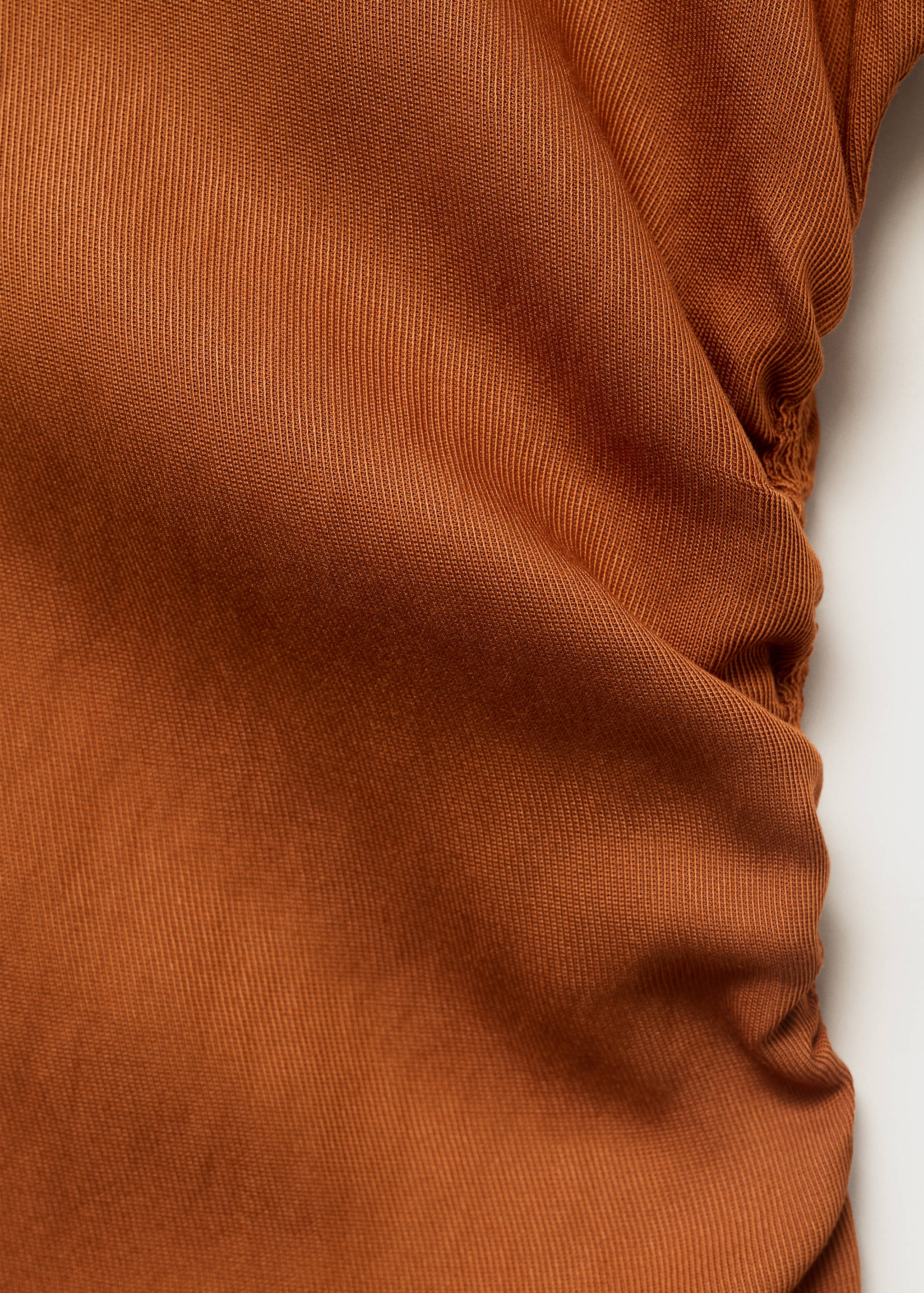 Midi-dress with gathered sides - Details of the article 0