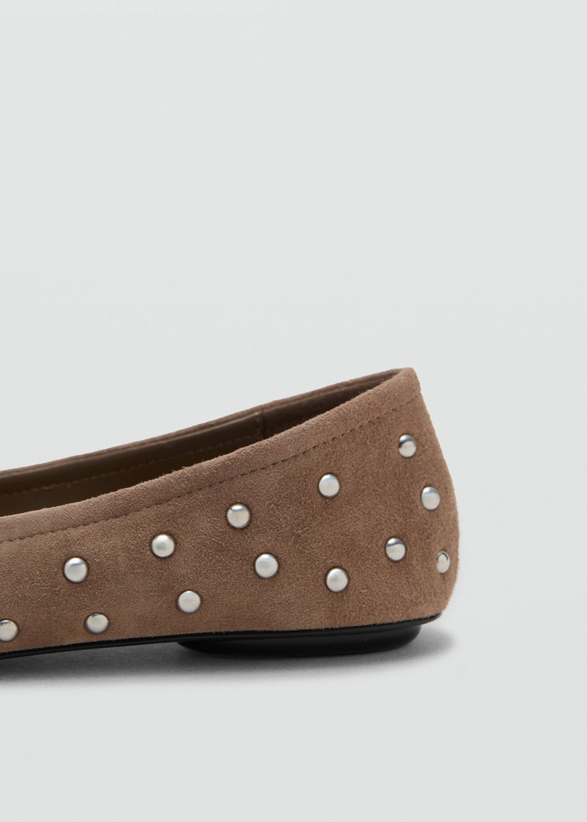 Studded leather ballet flats - Details of the article 1