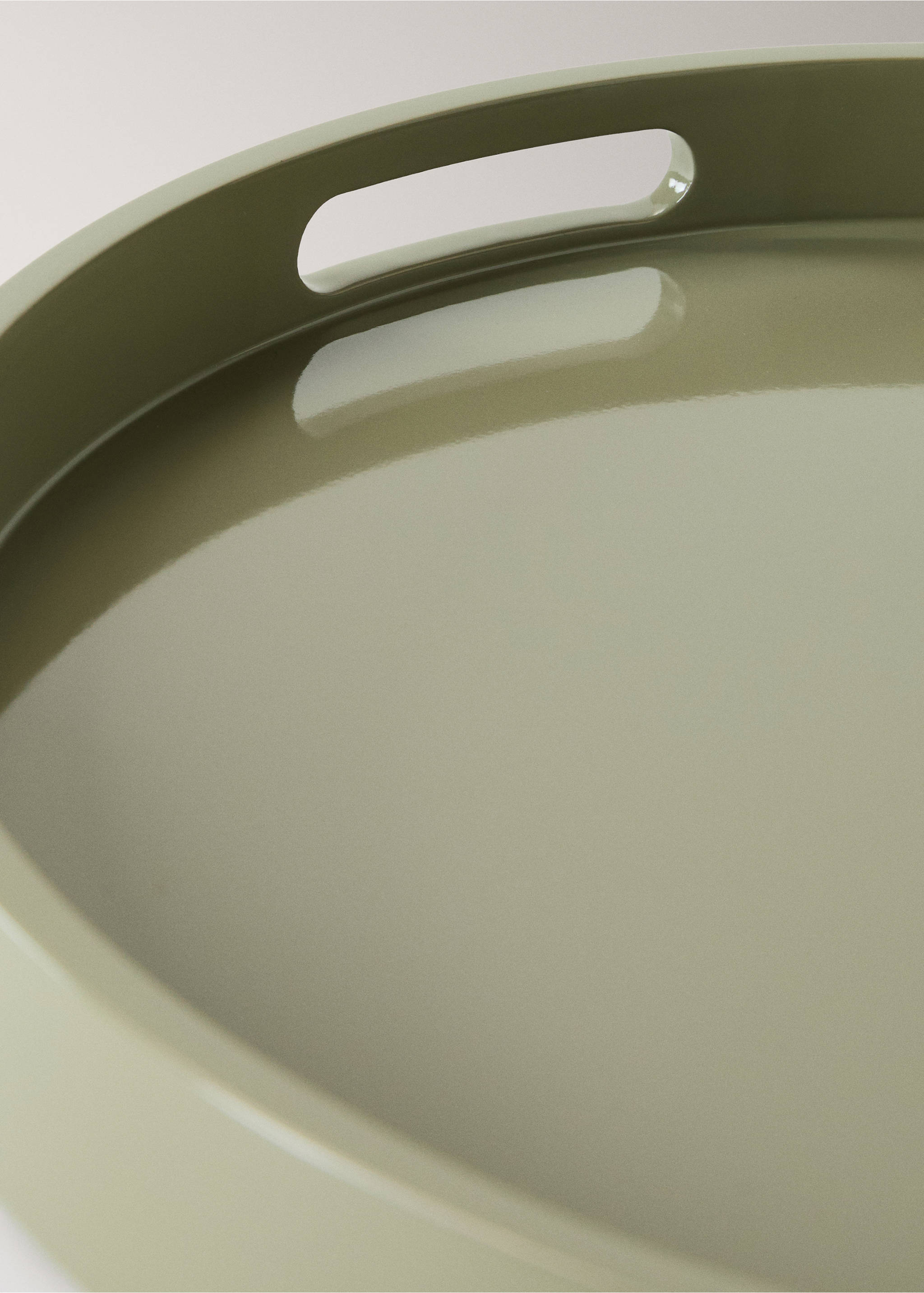 Nagy lakkozott tálca - A termék adatai 2, Erdőzöld. Ref: 17052924-00.