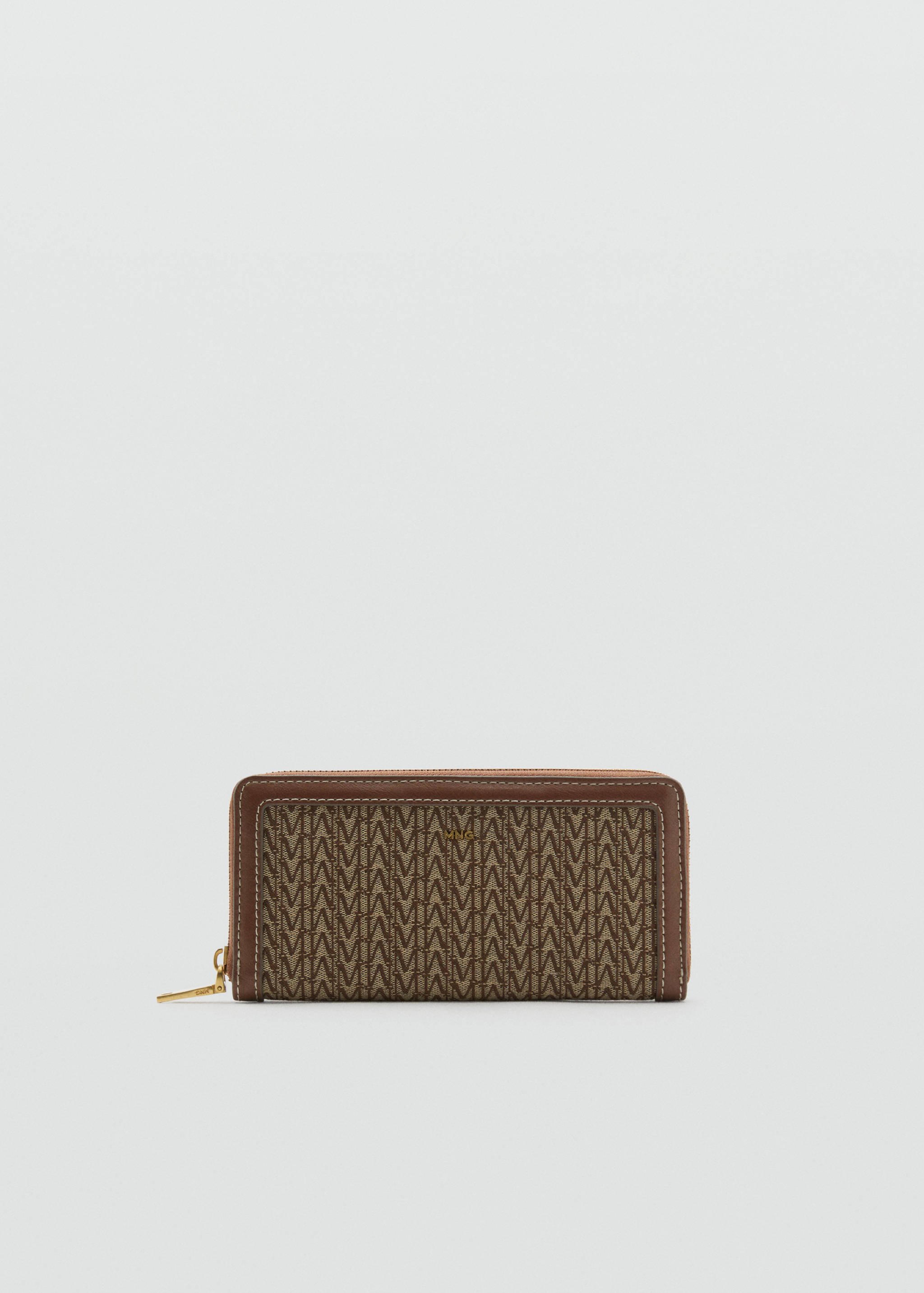 Large jacquard wallet with logo - Article without model