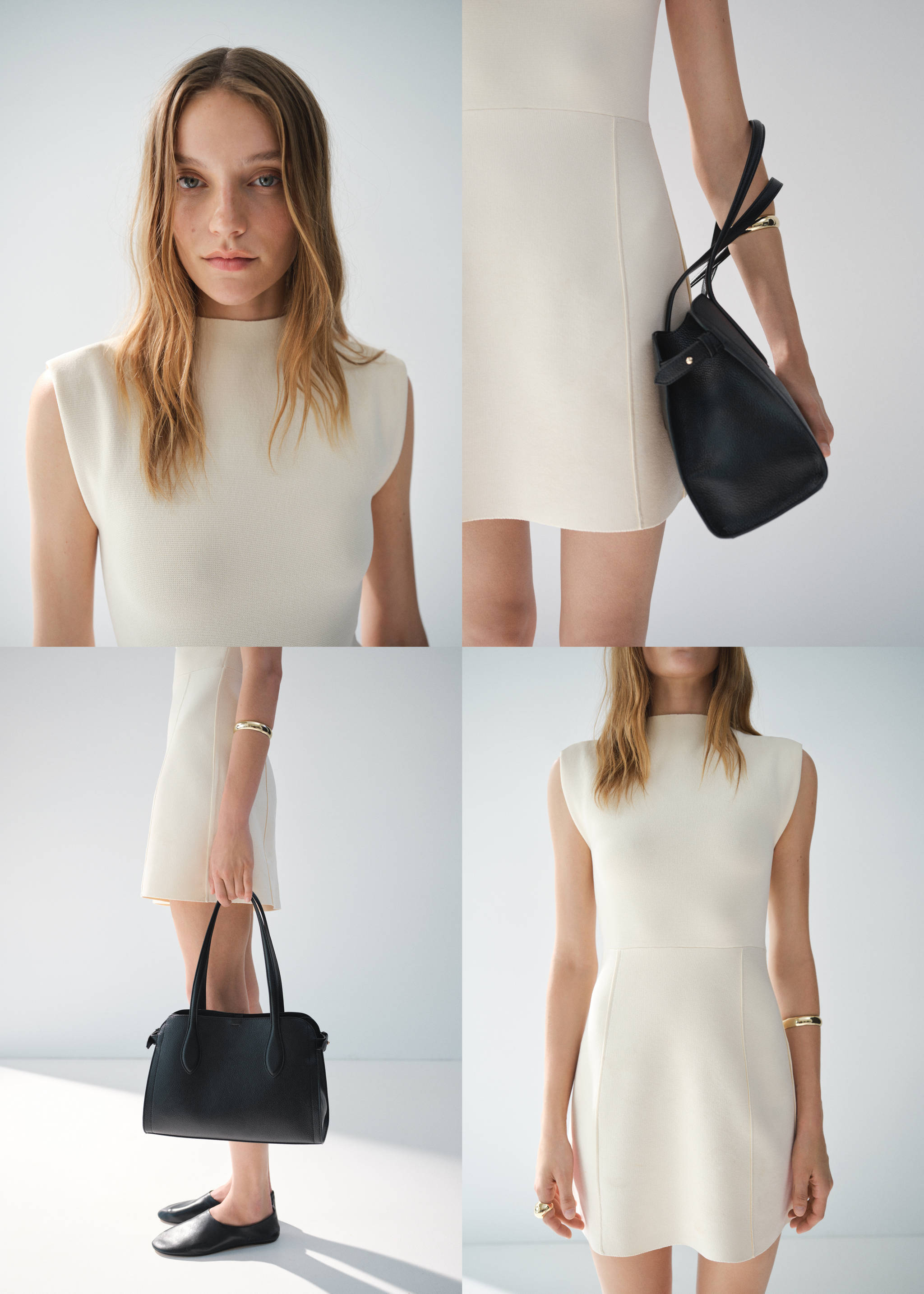 Robe évasée maille col montant - Détail de l'article 6