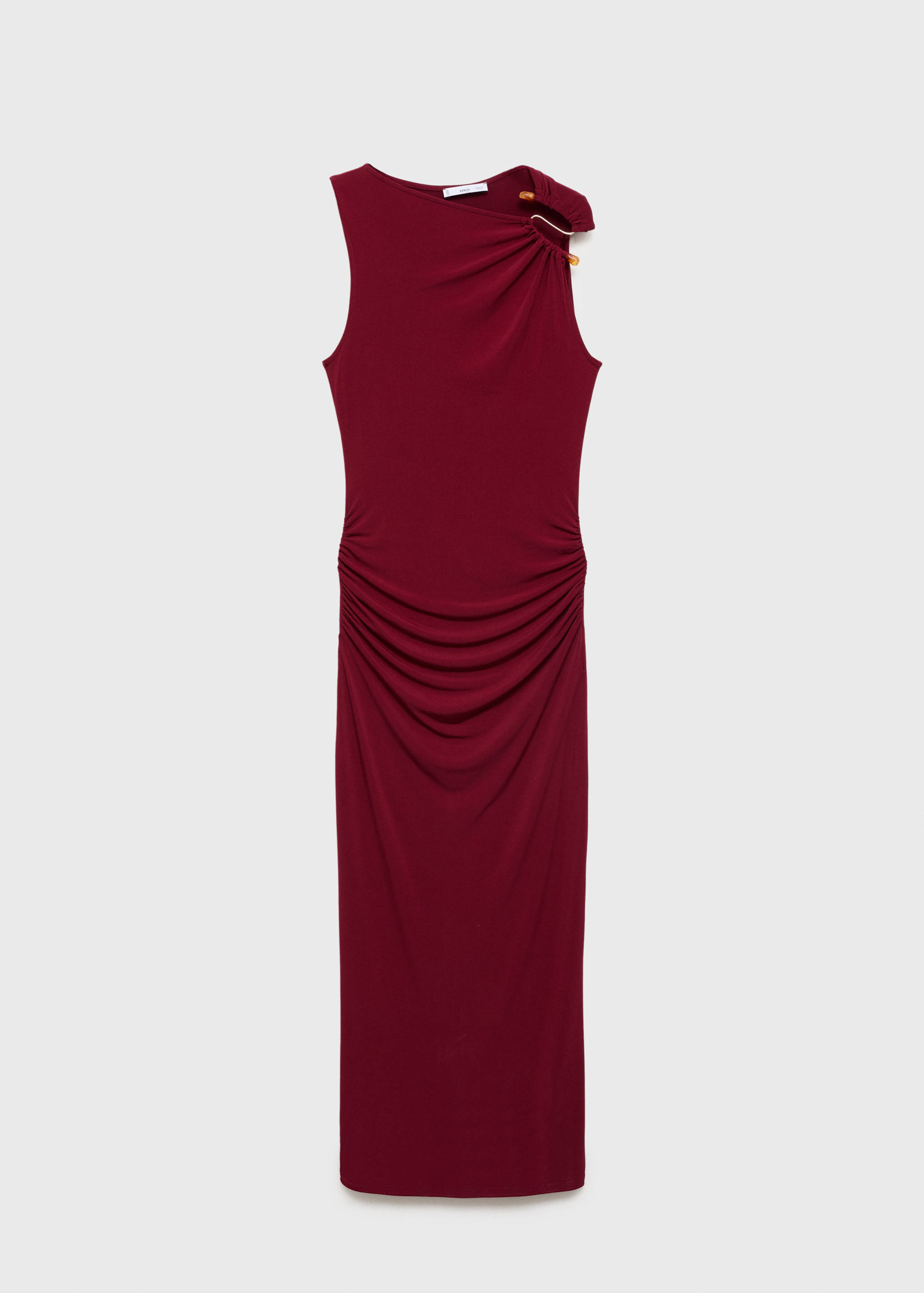 Draped dress with jewel detail - Article without model