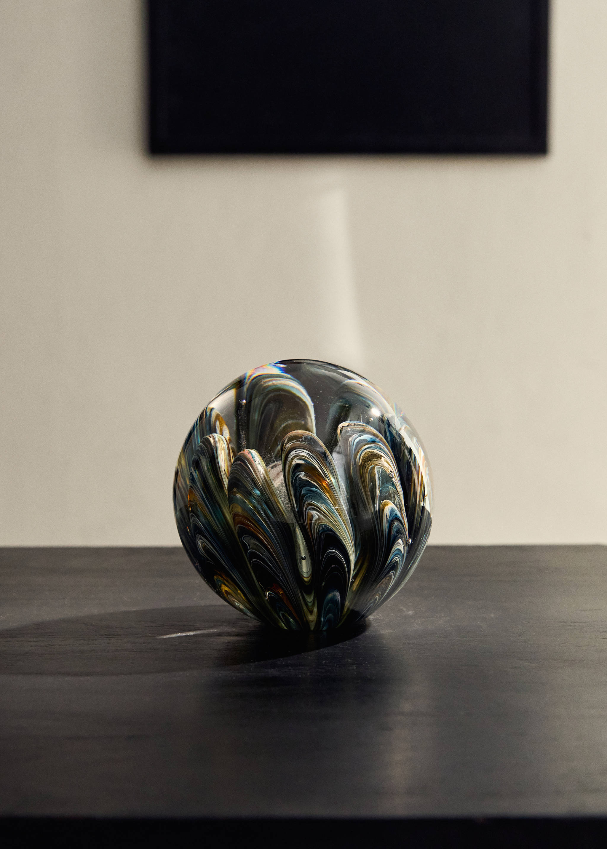 Decorative bubble-glass sphere - General plane