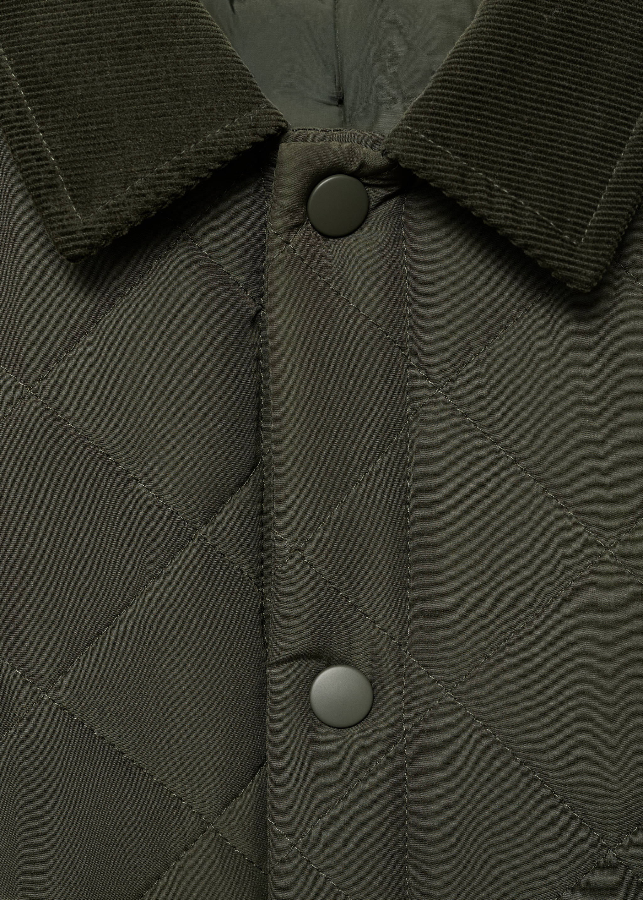 Quilted anorak with shirt collar - Details of the article 8