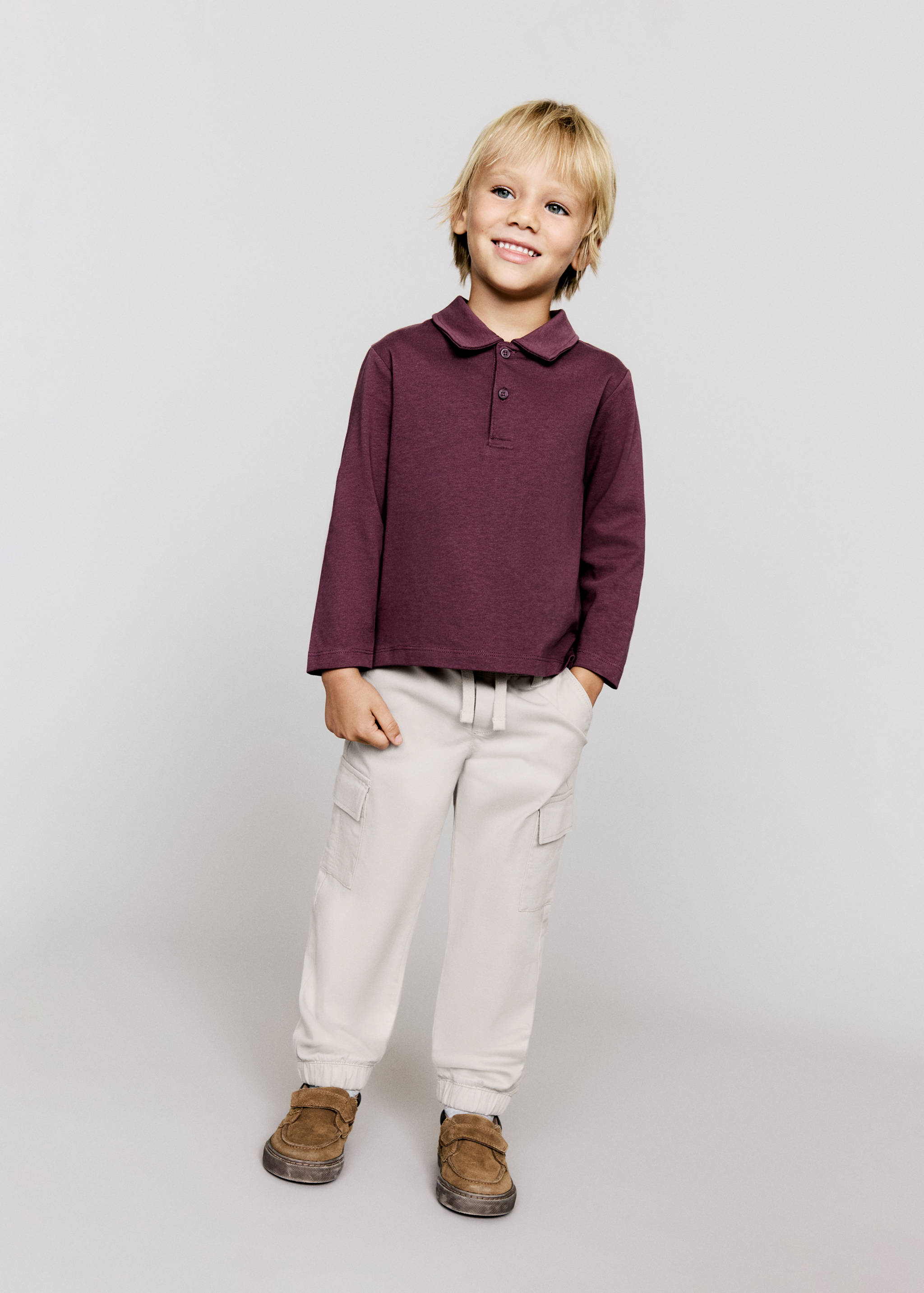 Cotton cargo pants - General plane