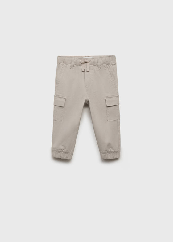 Cotton cargo trousers - thumbnail 3