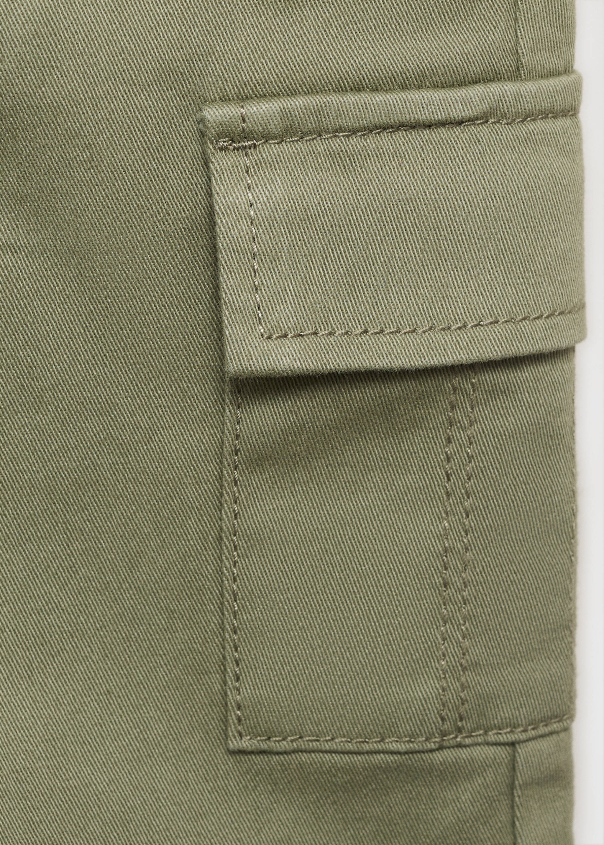 Cotton cargo trousers - Details of the article 8