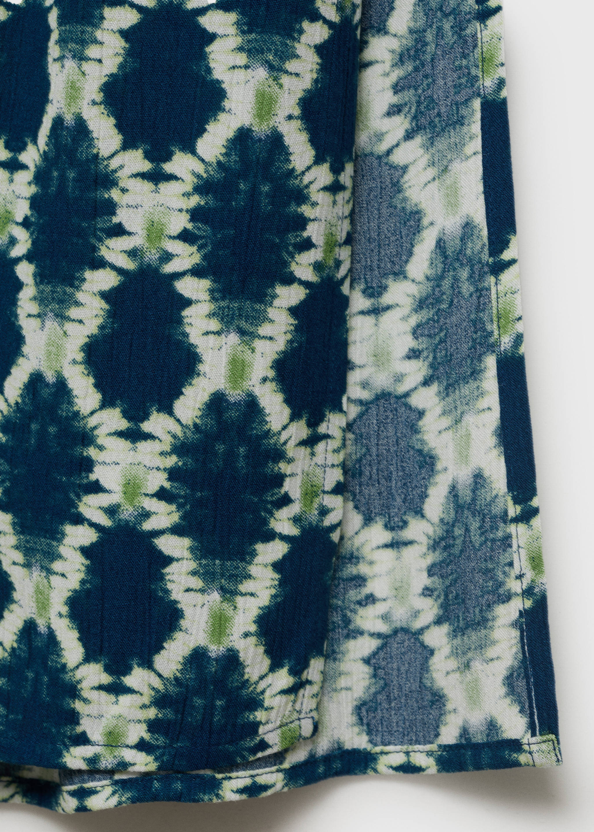 Printed long skirt - Details of the article 0