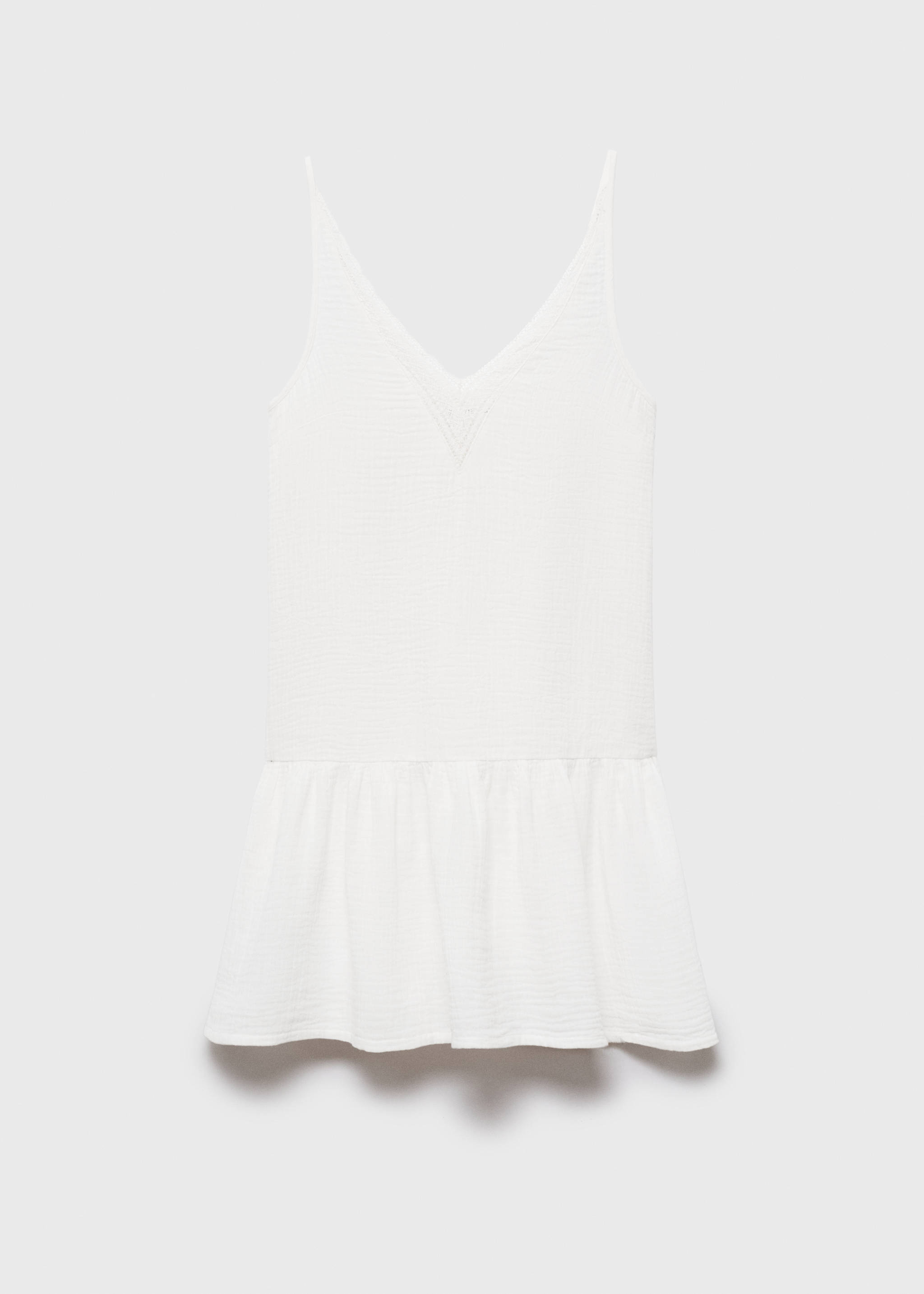 Robe à volant en dentelle - Article sans modèle