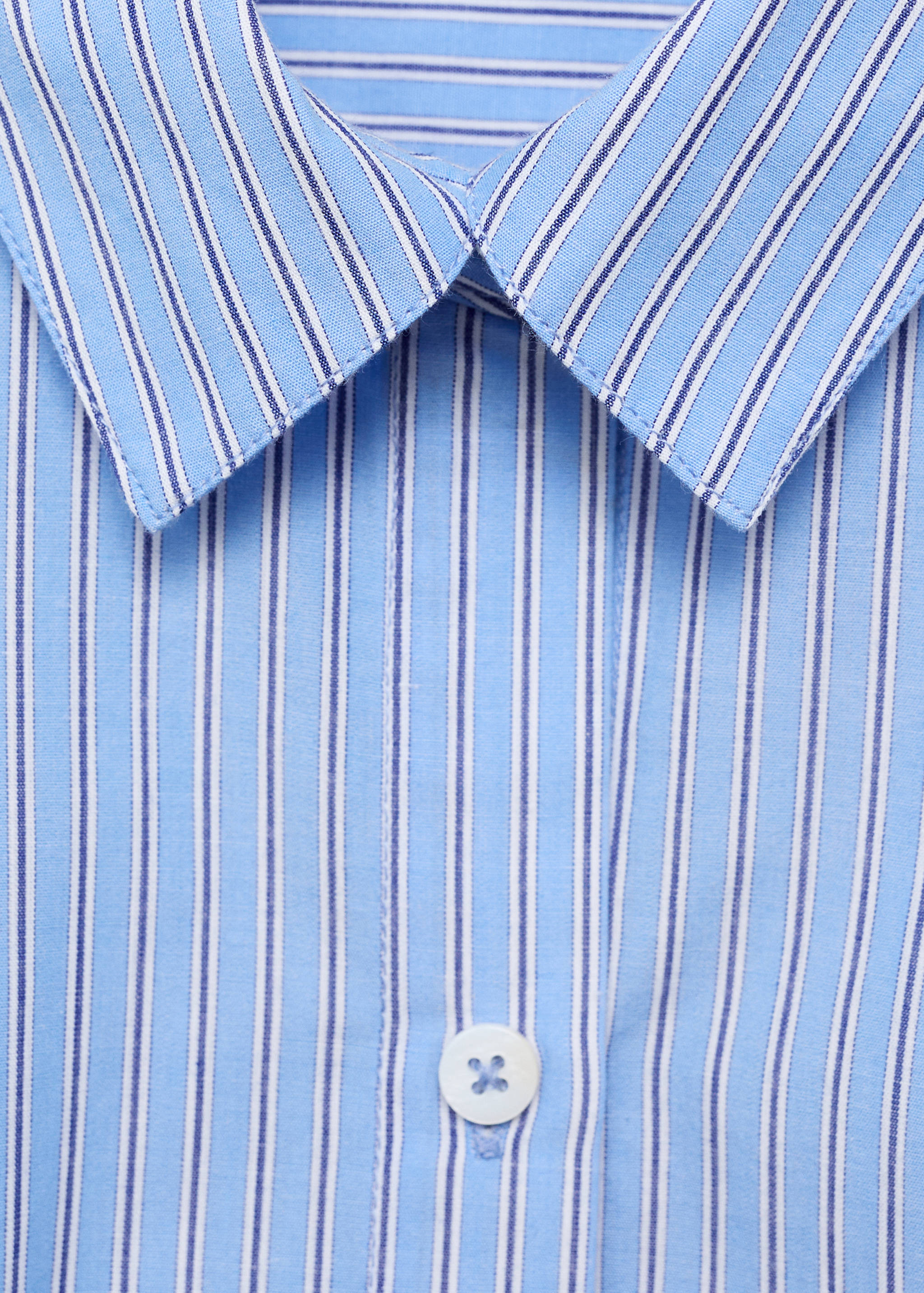 超大条纹衬衫 - null