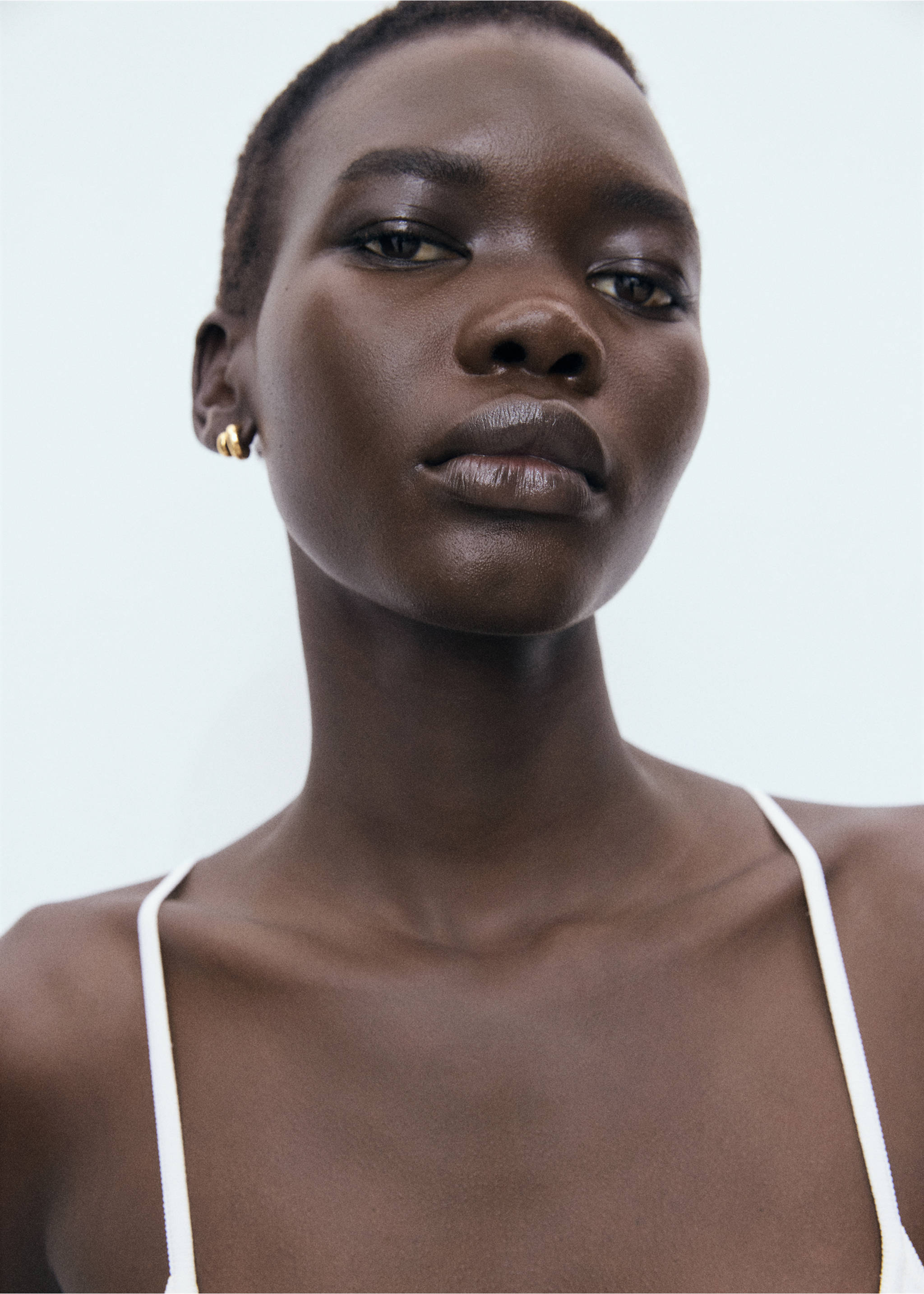 Jumpsuit with belt - Details of the article 1, Off White. Ref: 17053279-00.