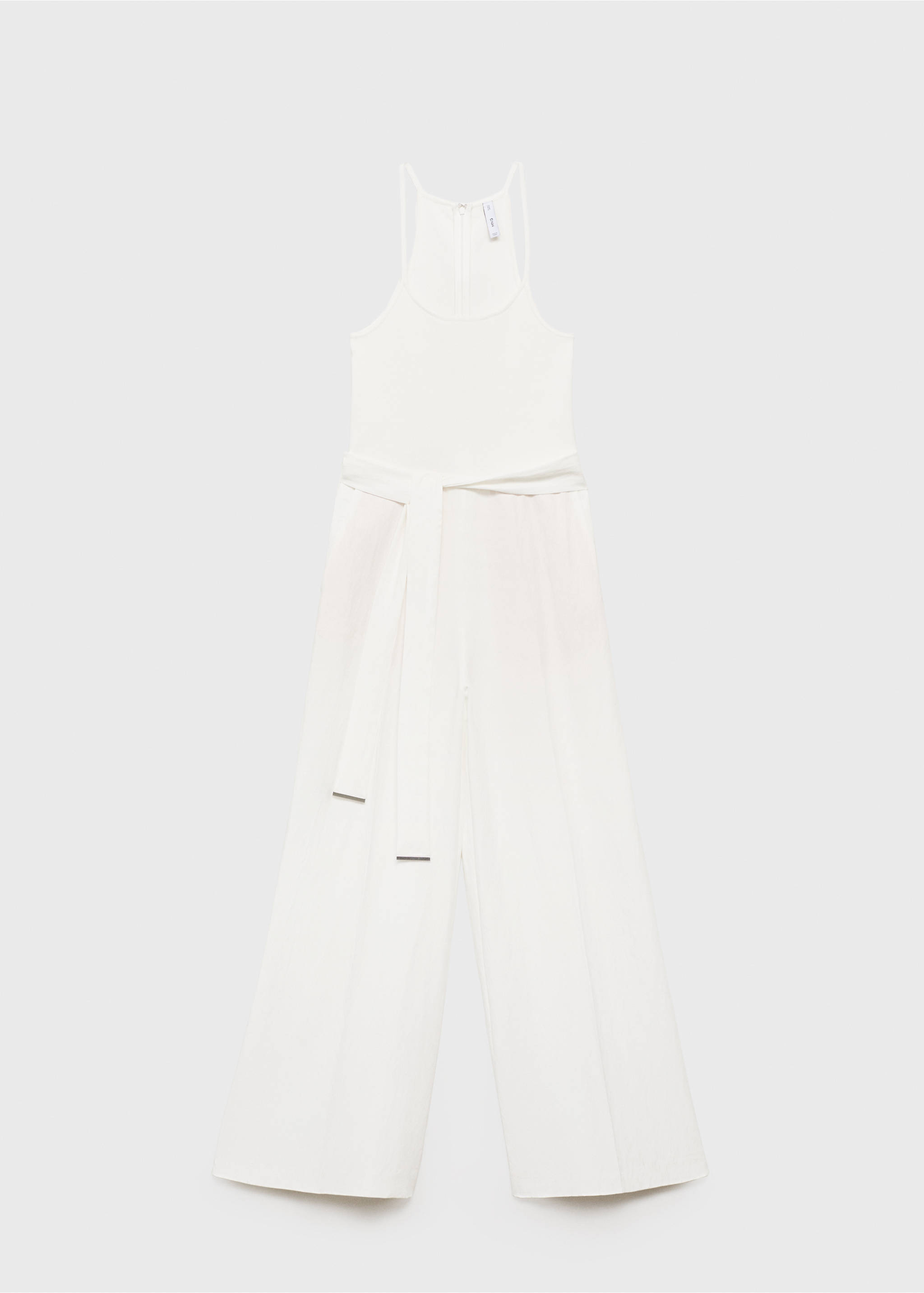 Jumpsuit with belt - Article without model, Off White. Ref: 17053279-00.