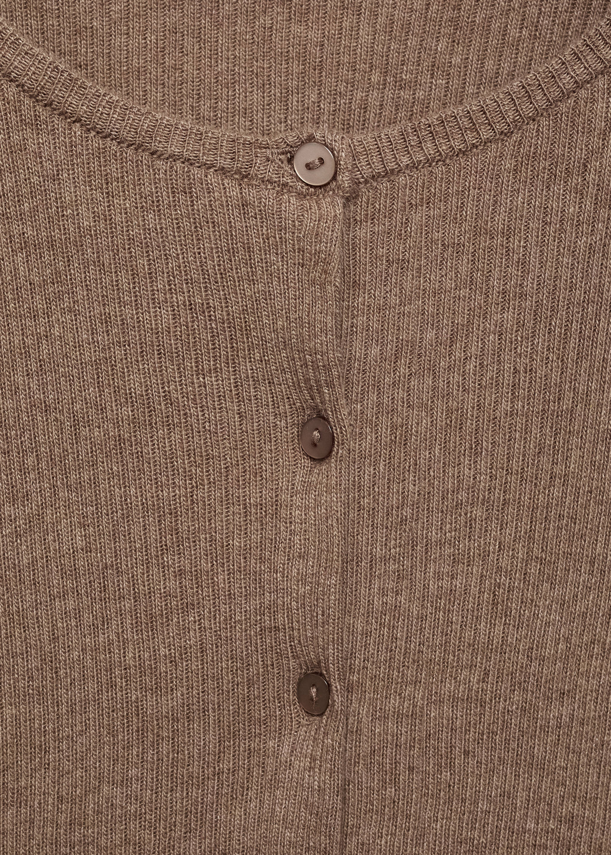 Ribbed knit cardigan - Details of the article 8