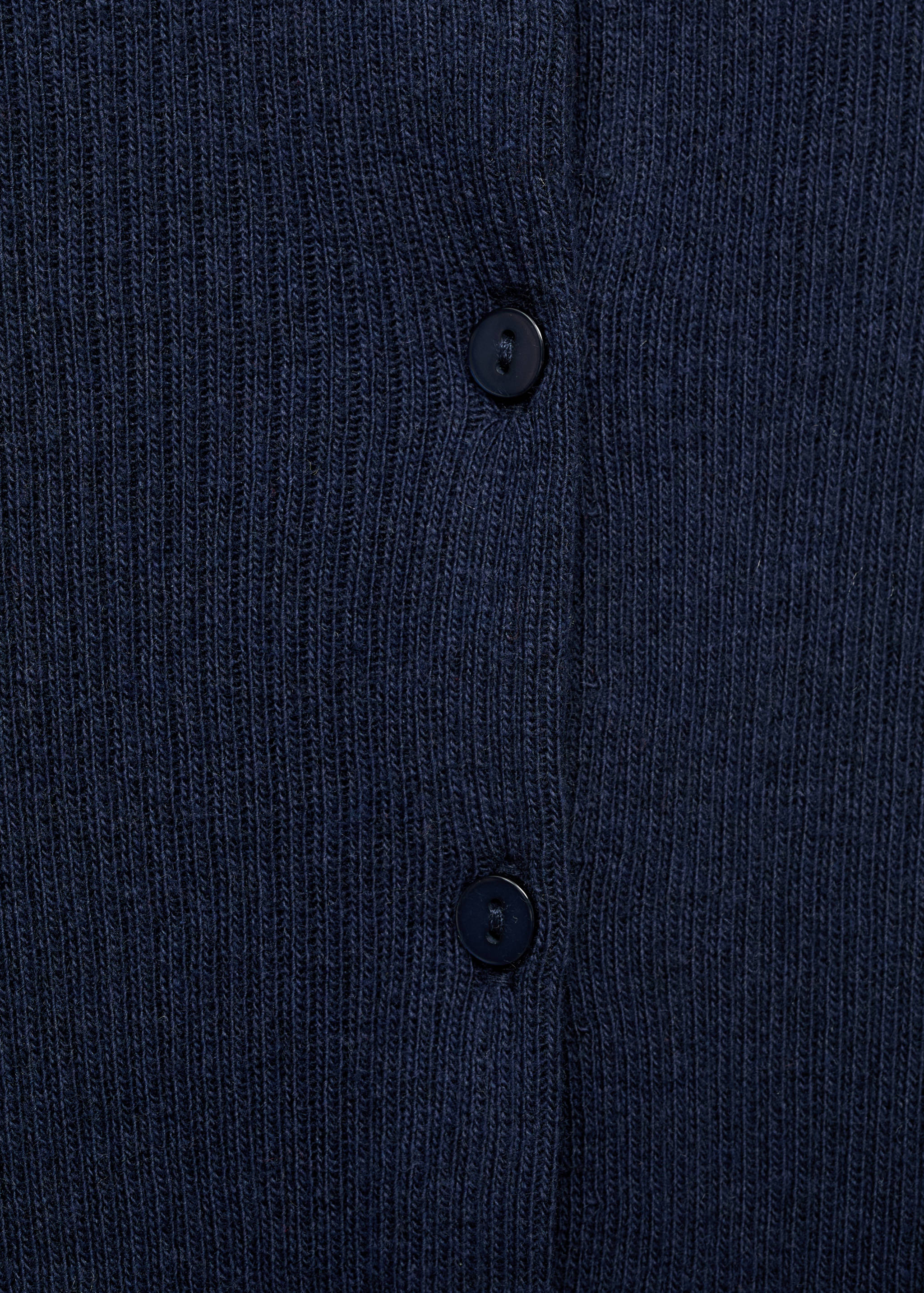 Cardigan rajut ribbed - Rincian barang 8