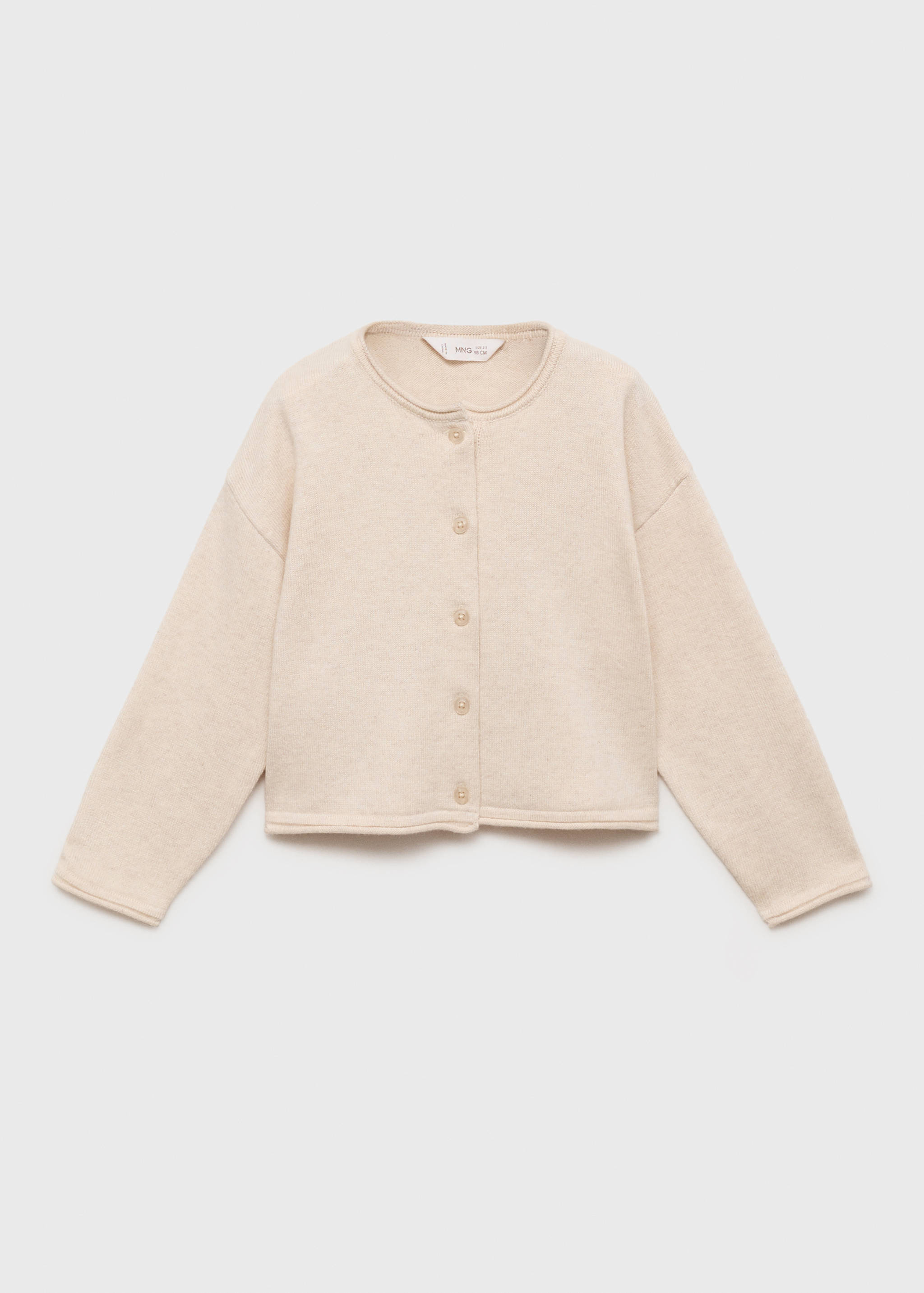 Knitted button cardigan - Article without model