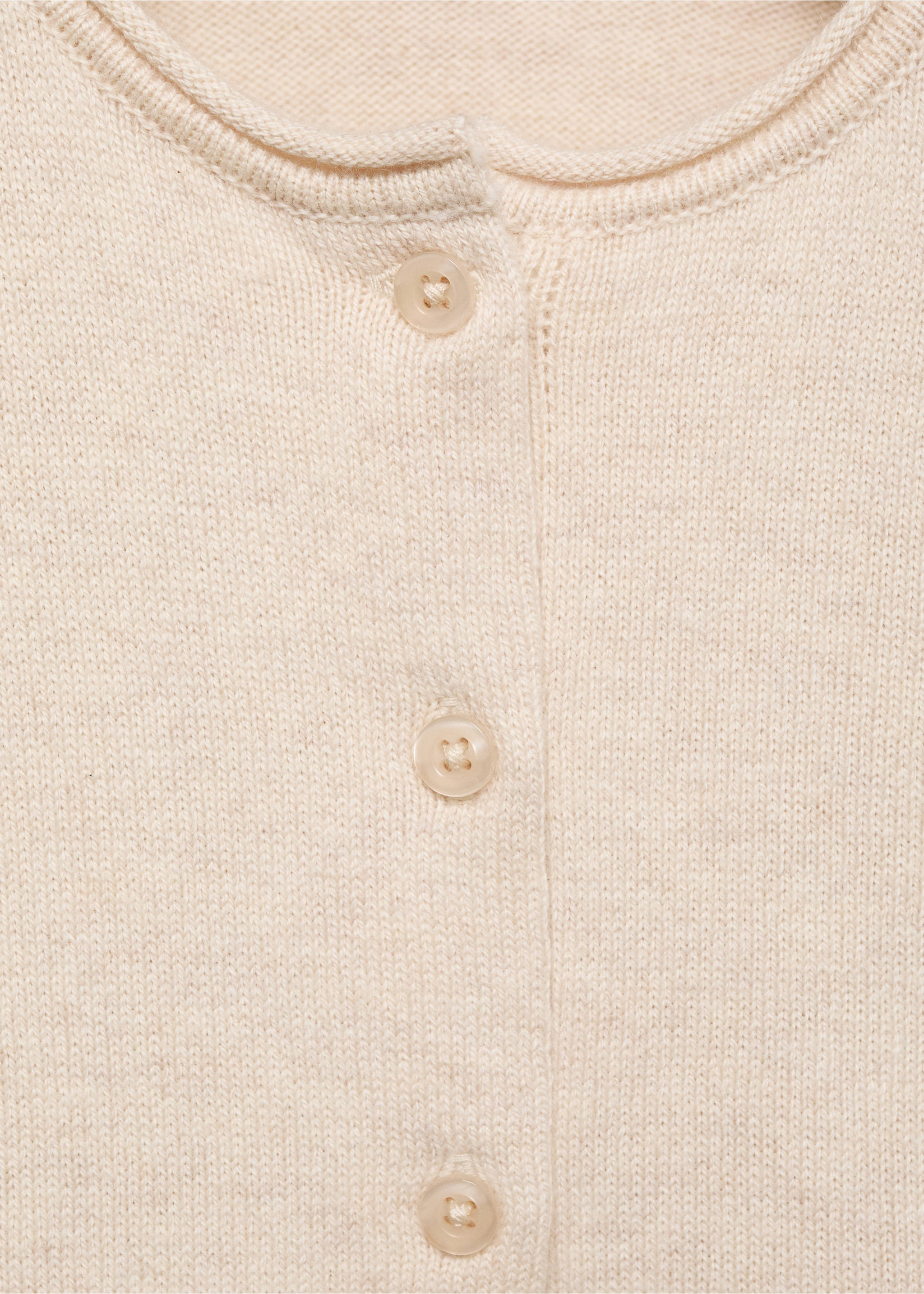 Cárdigan punto botones - Detalle del artículo 8, Beige. Ref: 17053281-00.