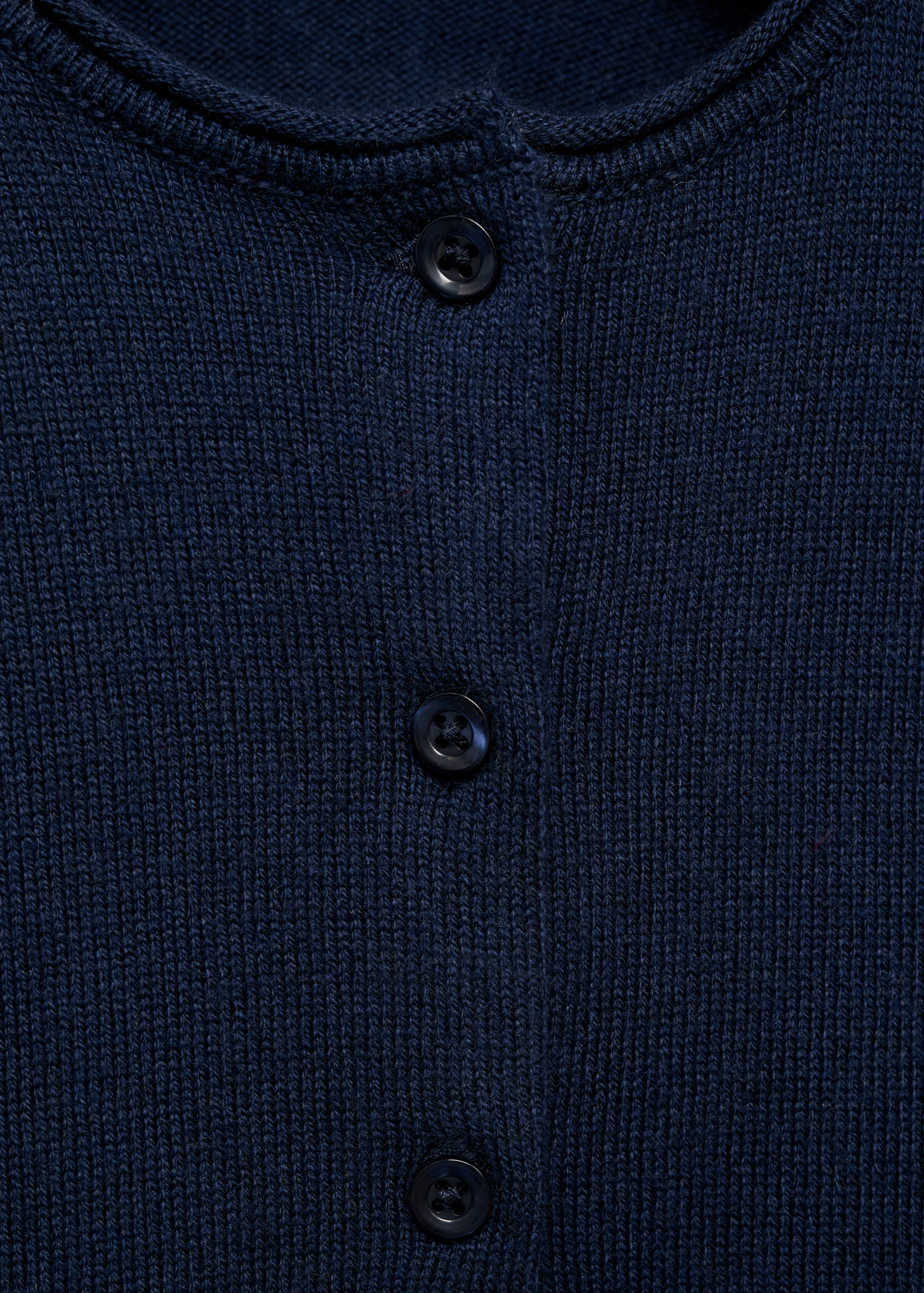 Knitted button cardigan - Details of the article 8