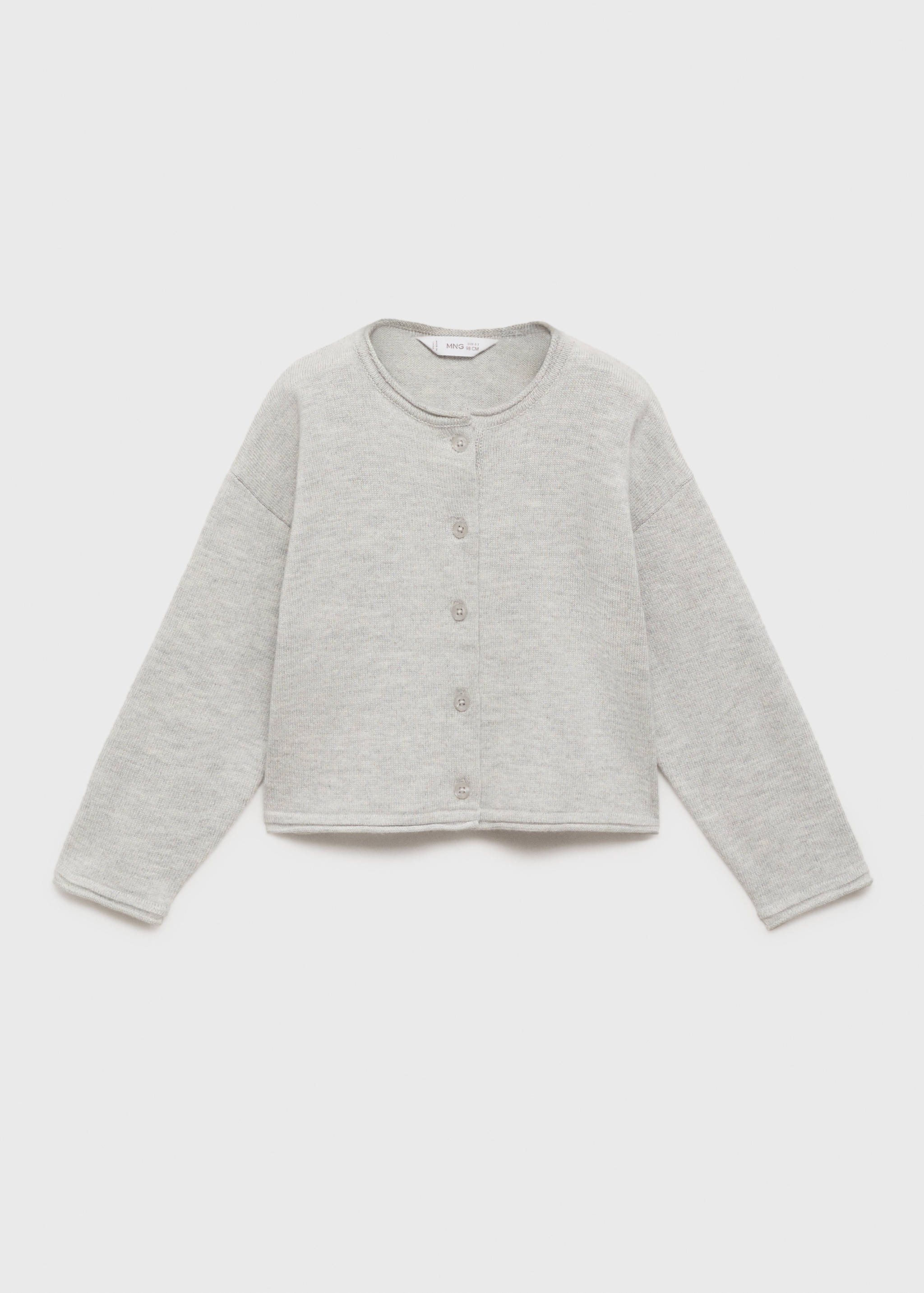 Knitted button cardigan - Article without model