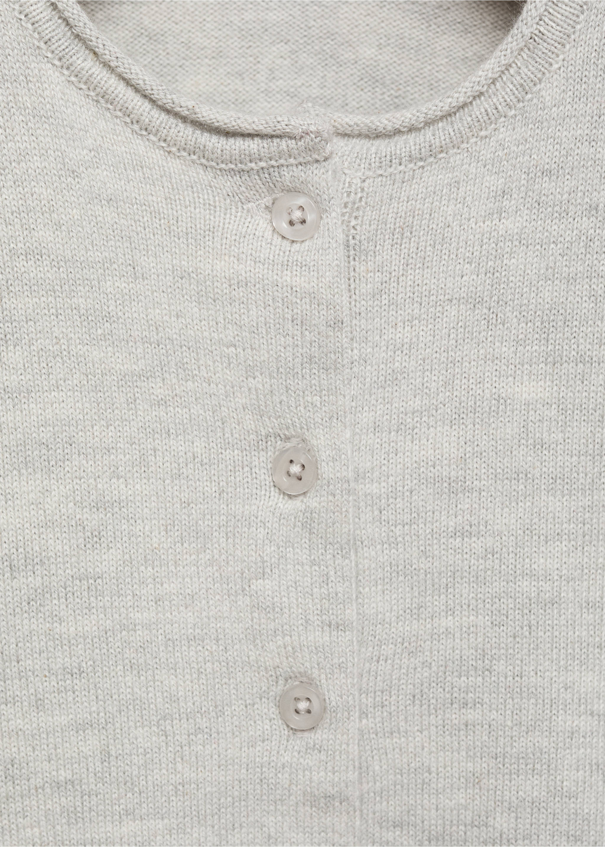 Cárdigan punto botones - Detalle del artículo 8, Gris claro vigoré. Ref: 17053281-00.