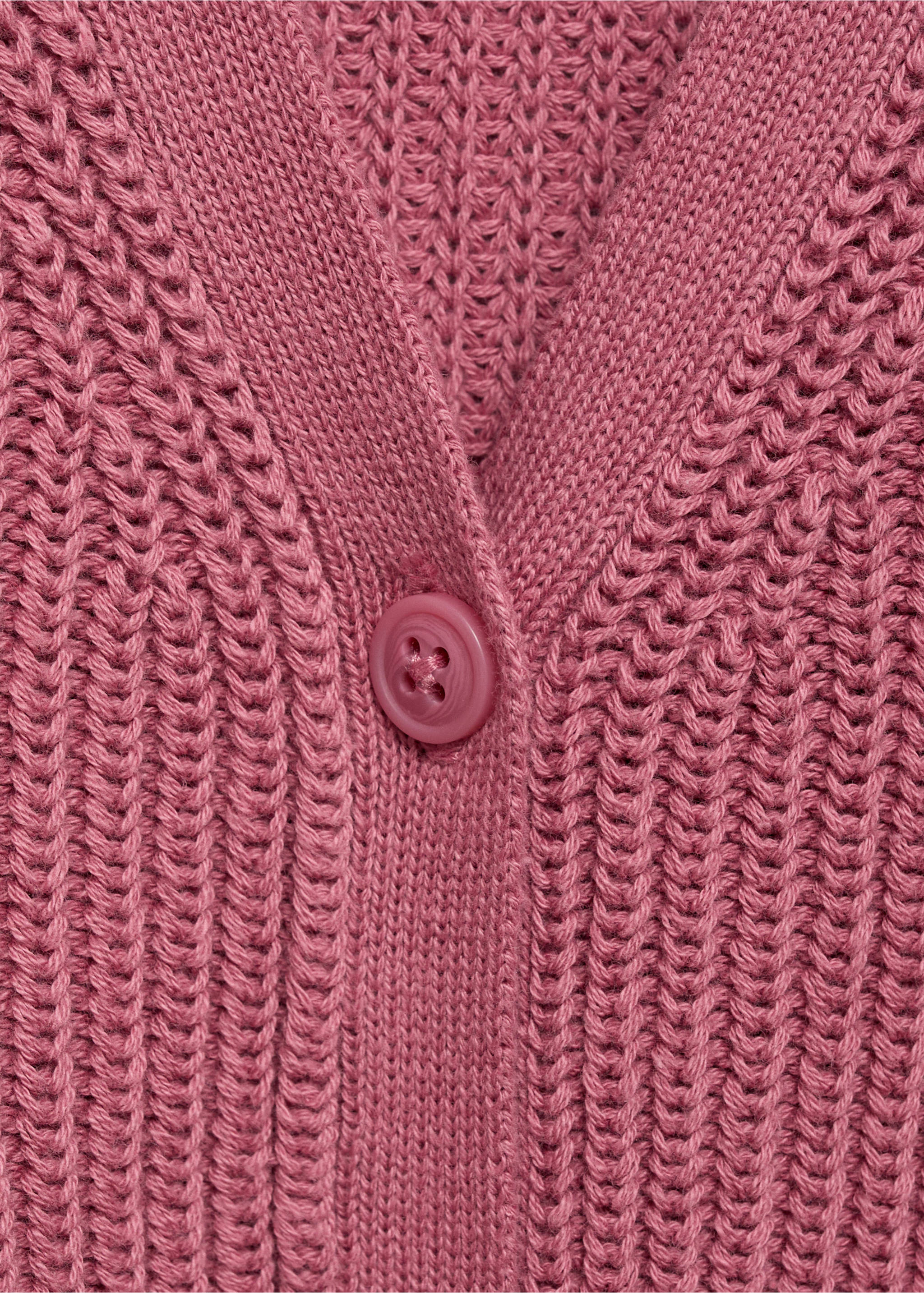 Cardigan maille boutons - Détail de l'article 8, Cerise. Ref: 17053282-00.