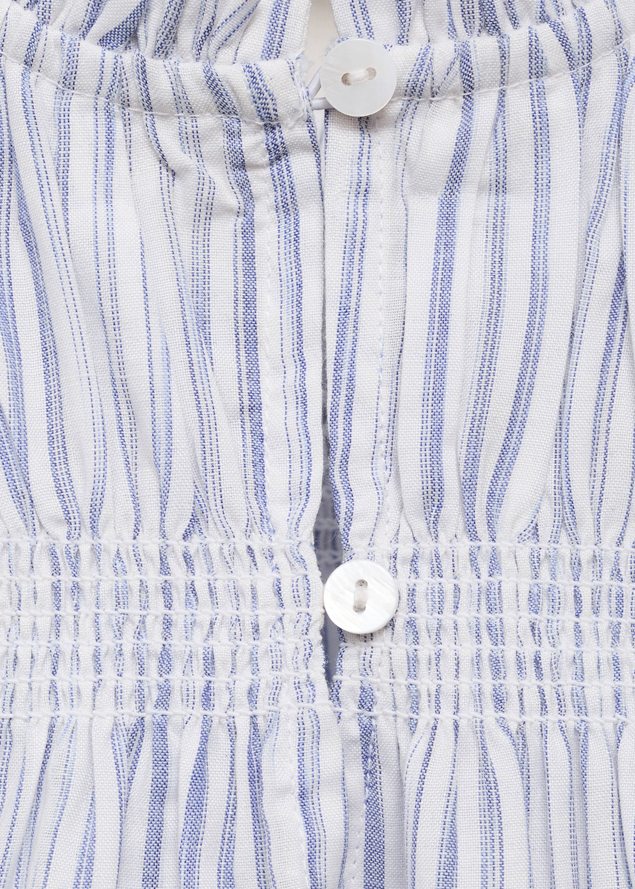 Blouse froncée rayures - Détail de l'article 8