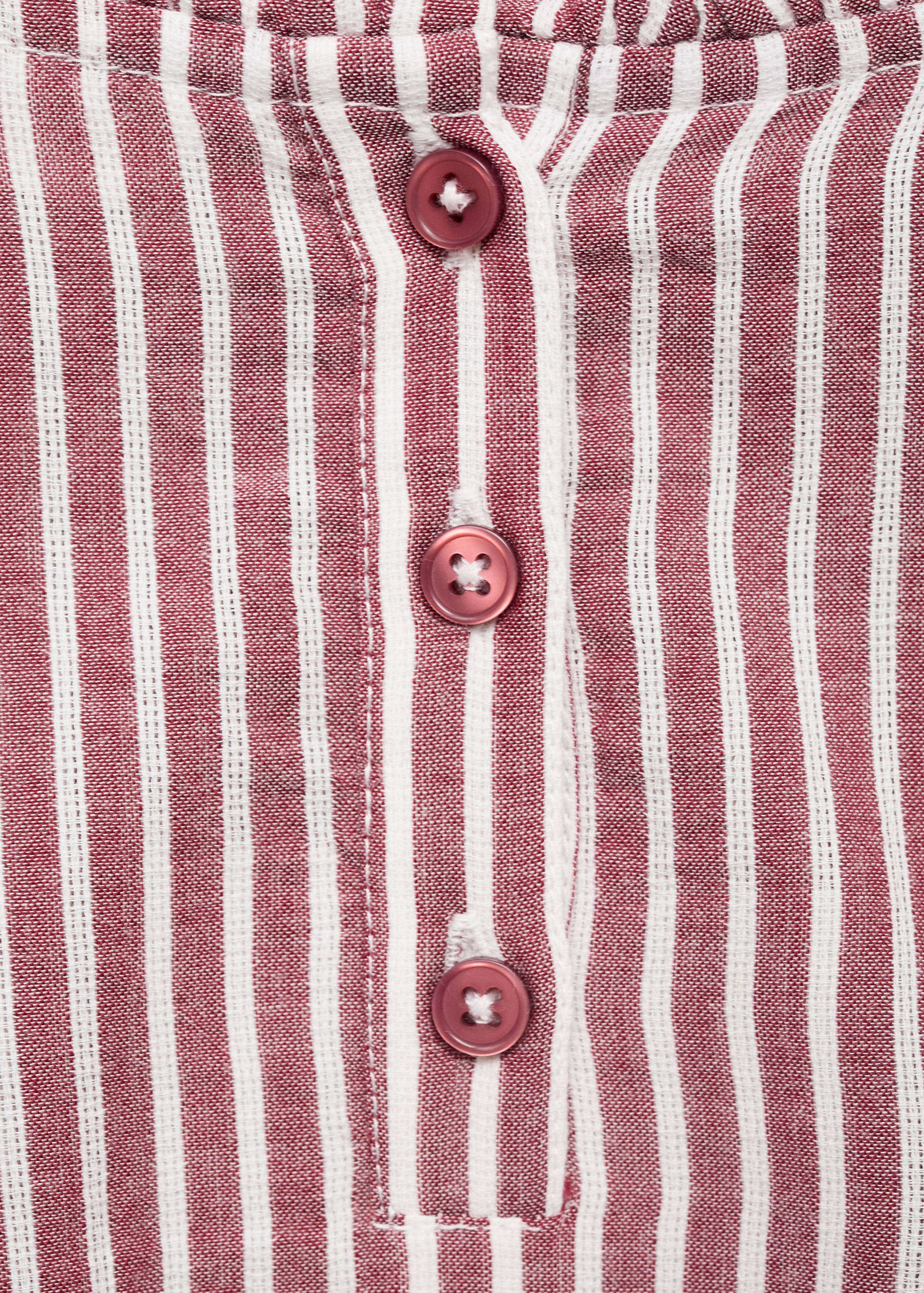 بلوزة منقوشة بنمط مخطط - تفاصيل المنتج 8