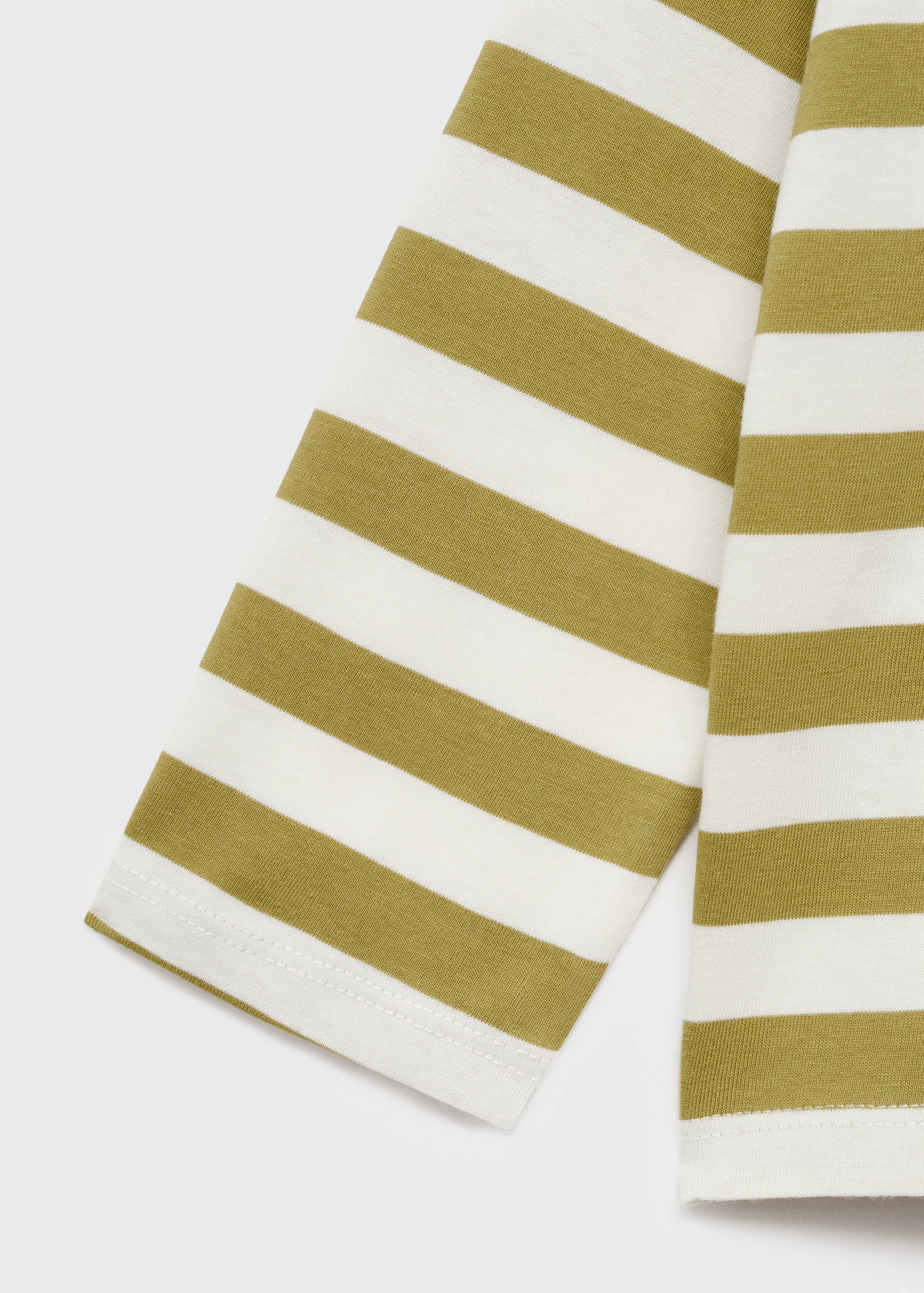 Tricou cu dungi cu buzunar - Detaliu al articolului 0