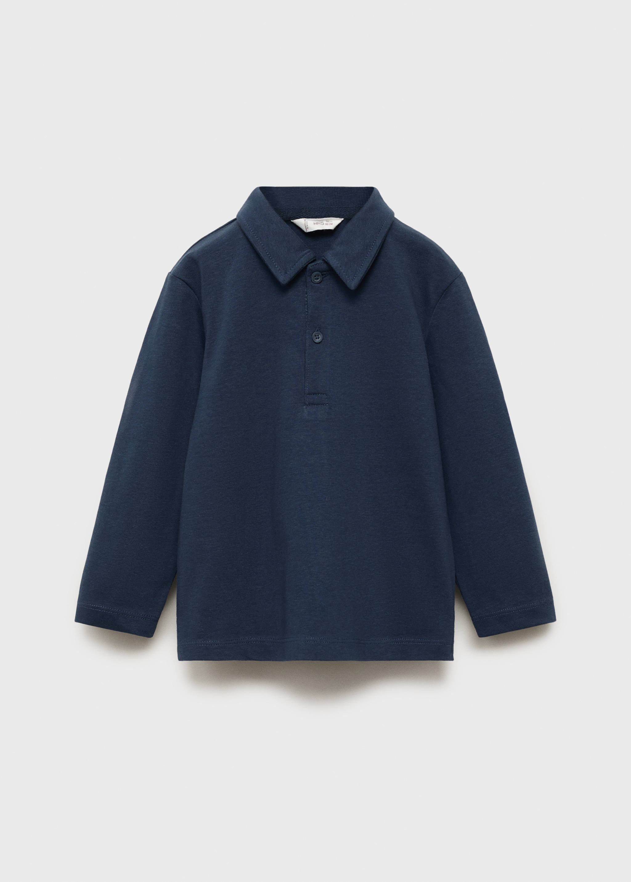 قميص بولو من القطن السادة - منتج دون نموذج