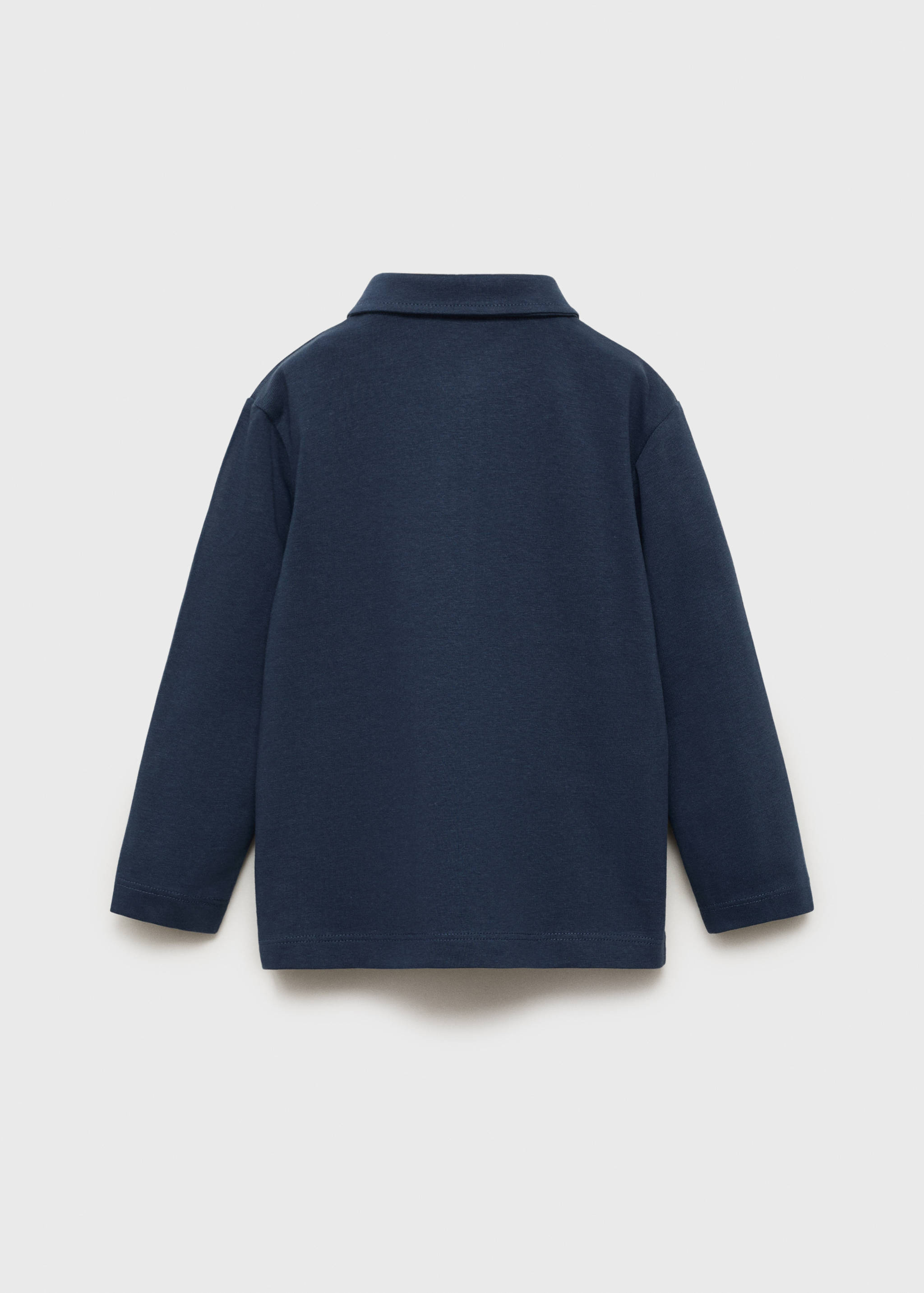 قميص بولو من القطن السادة - الجهة الخلفية للمنتج