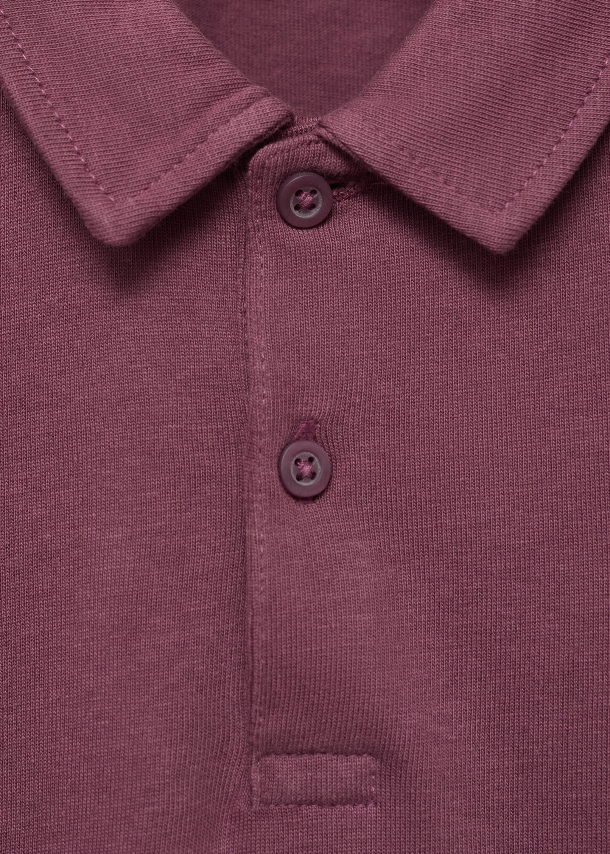 قميص بولو من القطن السادة - تفاصيل المنتج 8