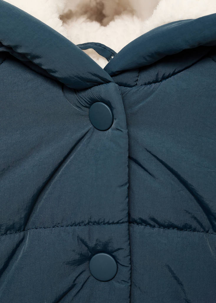 Anorak with shearling-effect hood - thumbnail 3