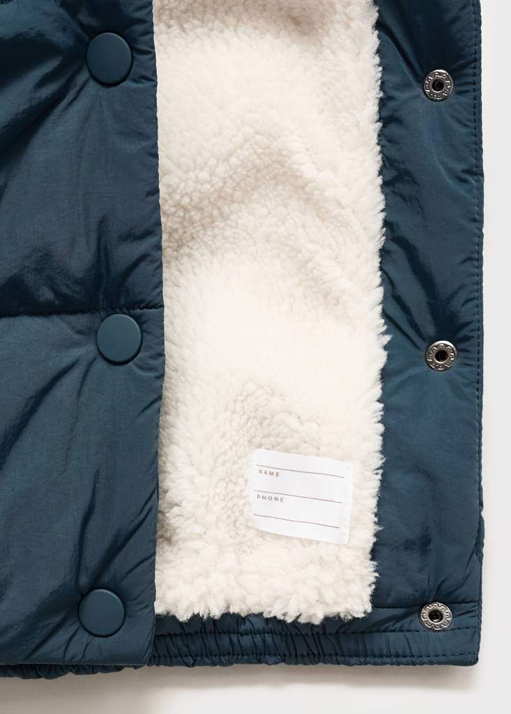 Anorak with shearling-effect hood - thumbnail 4