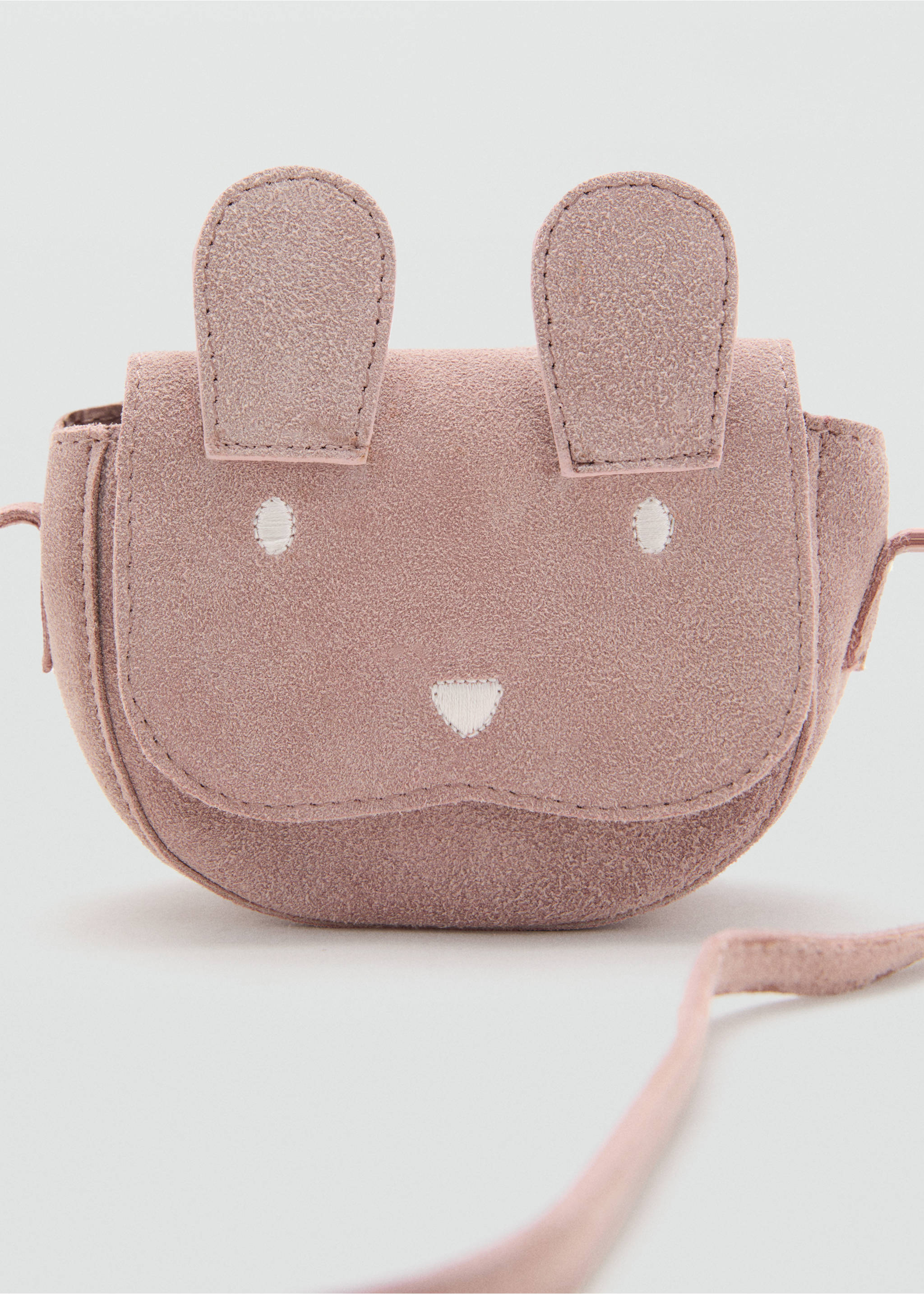Bolso piel orejitas - Detalle del artículo 1, Rosa palo. Ref: 17053297-00.
