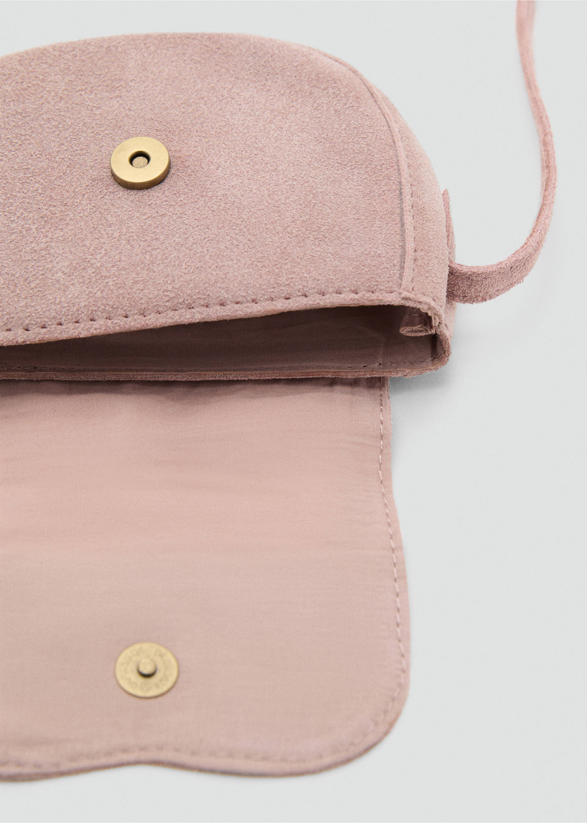 Bolso piel orejitas - Detalle del artículo 2, Rosa palo. Ref: 17053297-00.
