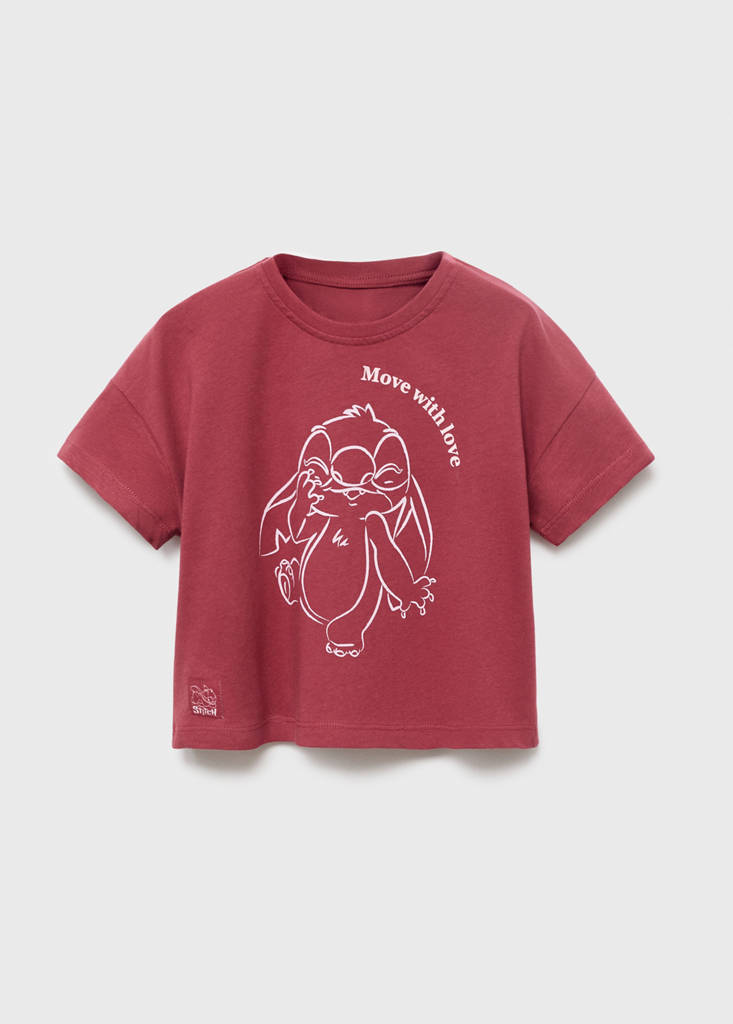 Lilo and Stitch t-shirt — Maroon
