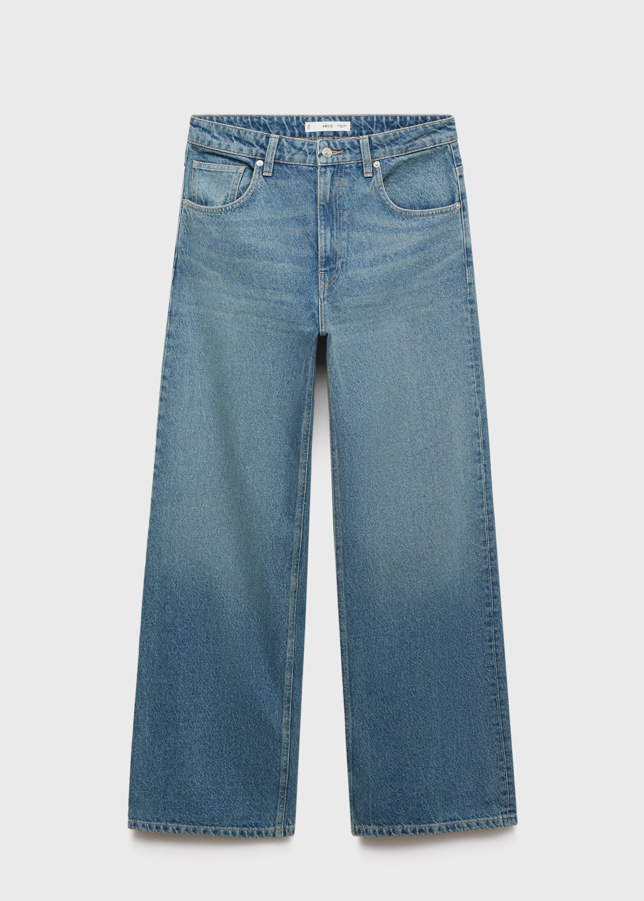 Mid-rise straight jeans - Article without model