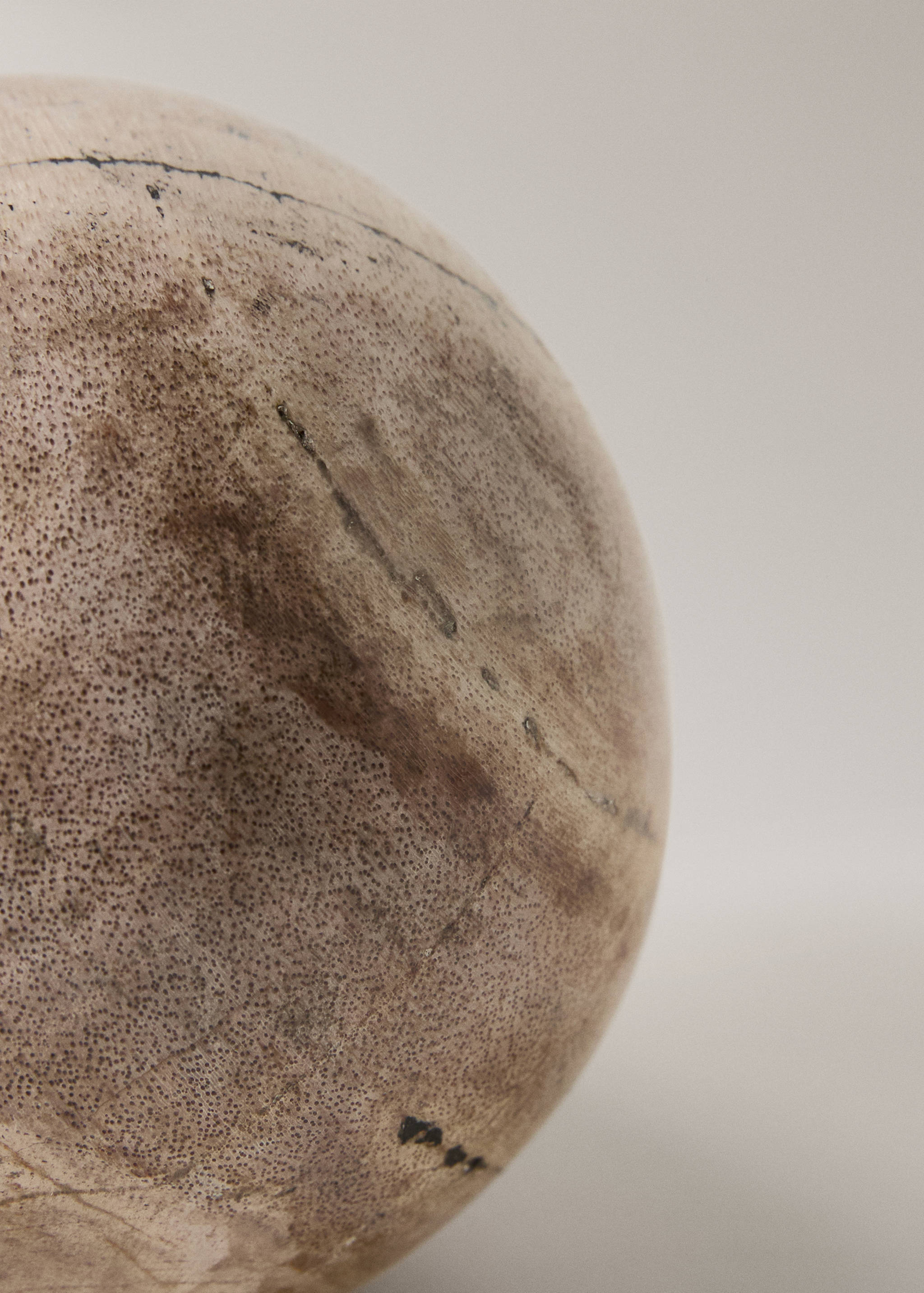 Pesa-papéis madeira petrificada - Pormenor do artigo 2