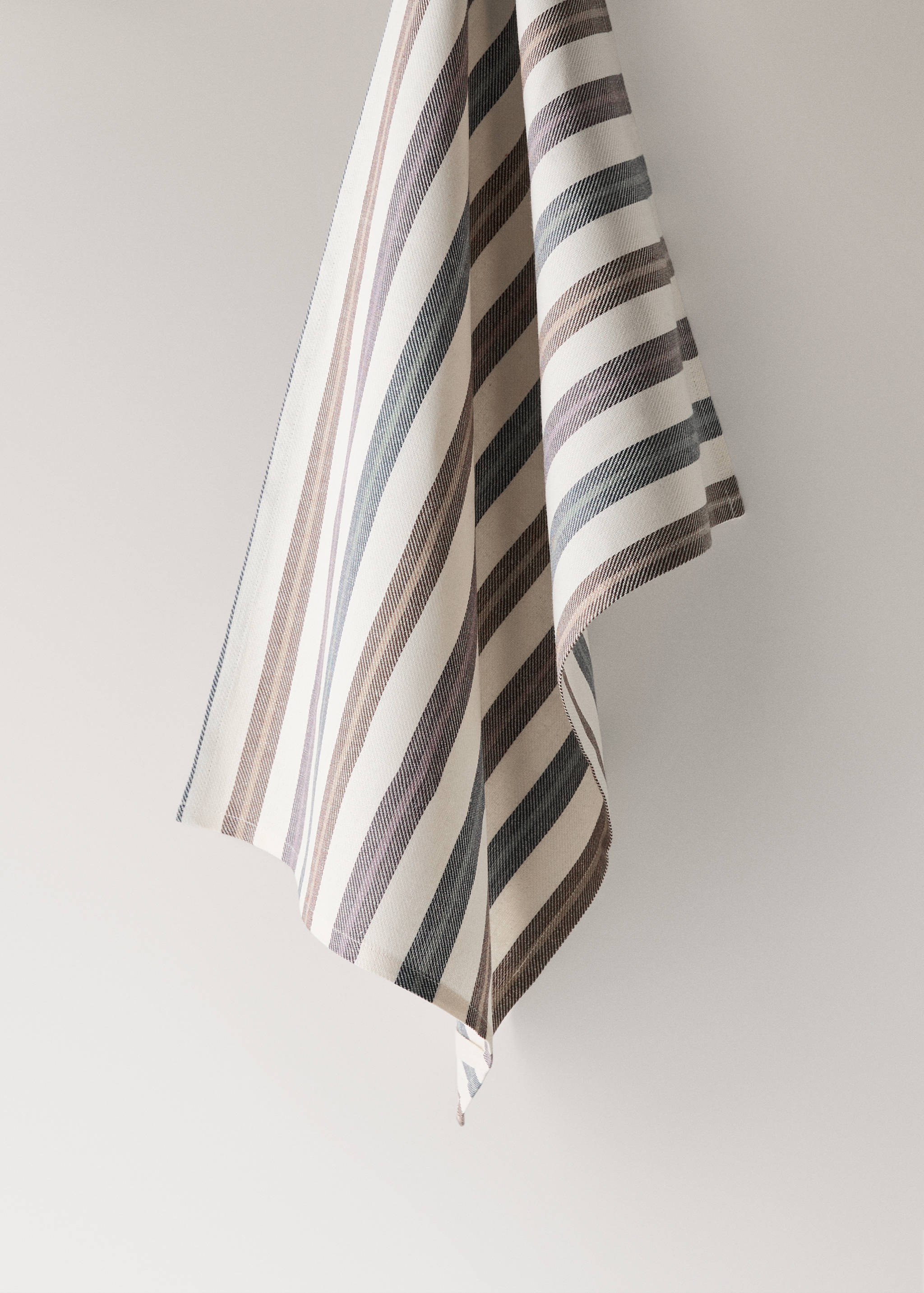 Colored striped fabric - Article without model