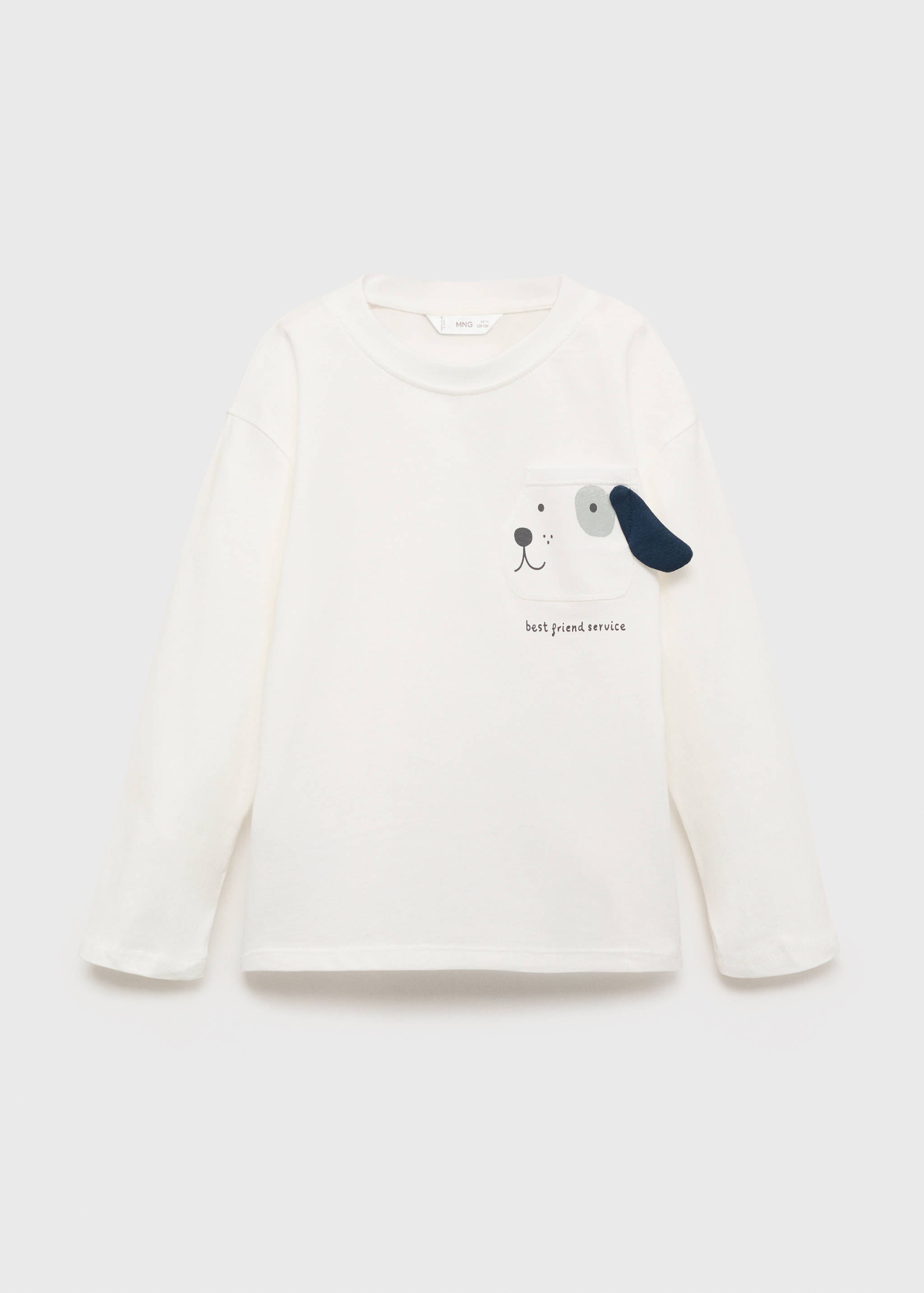 Embroidered animal t-shirt - Article without model