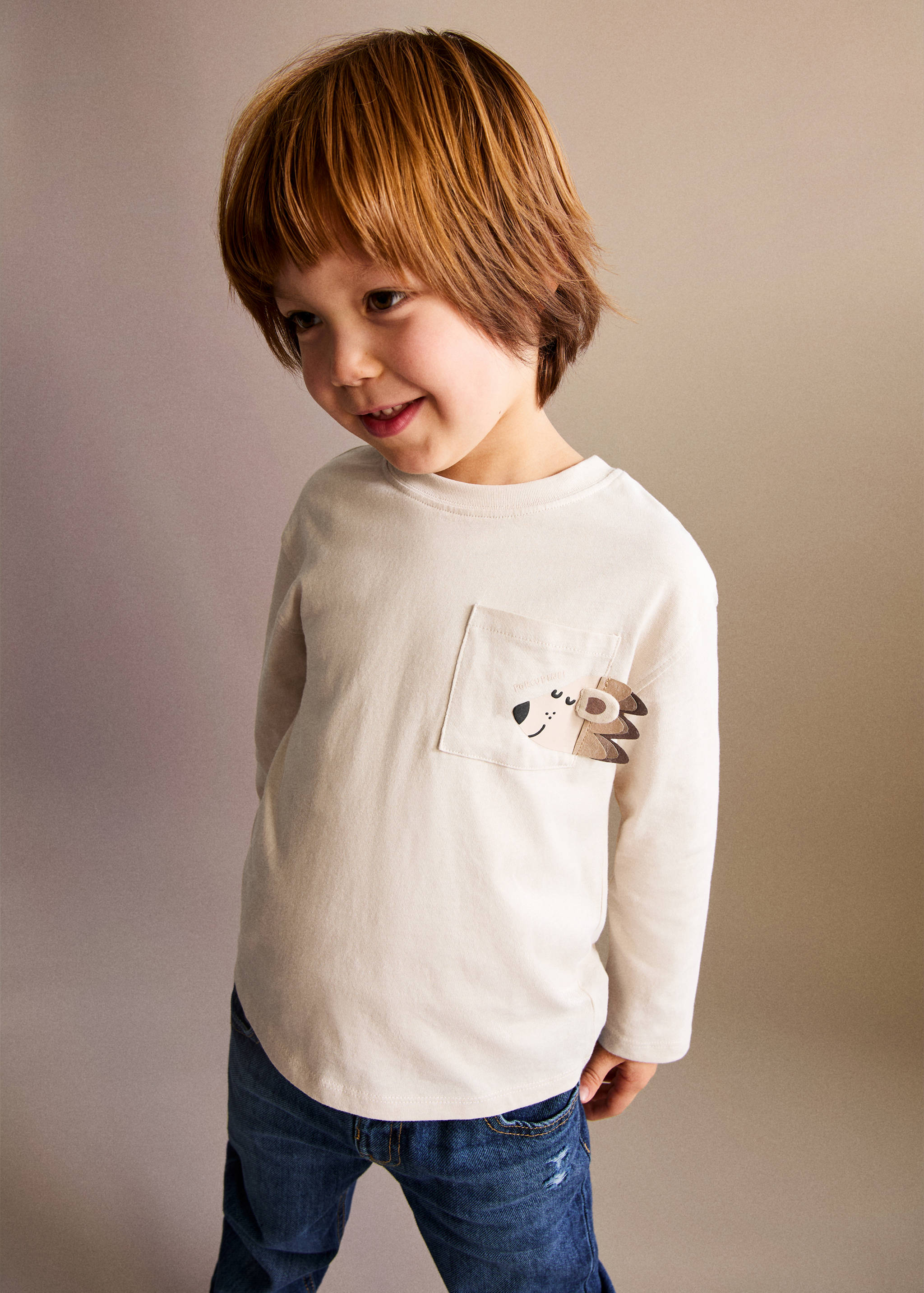 Embroidered animal t-shirt - General plane
