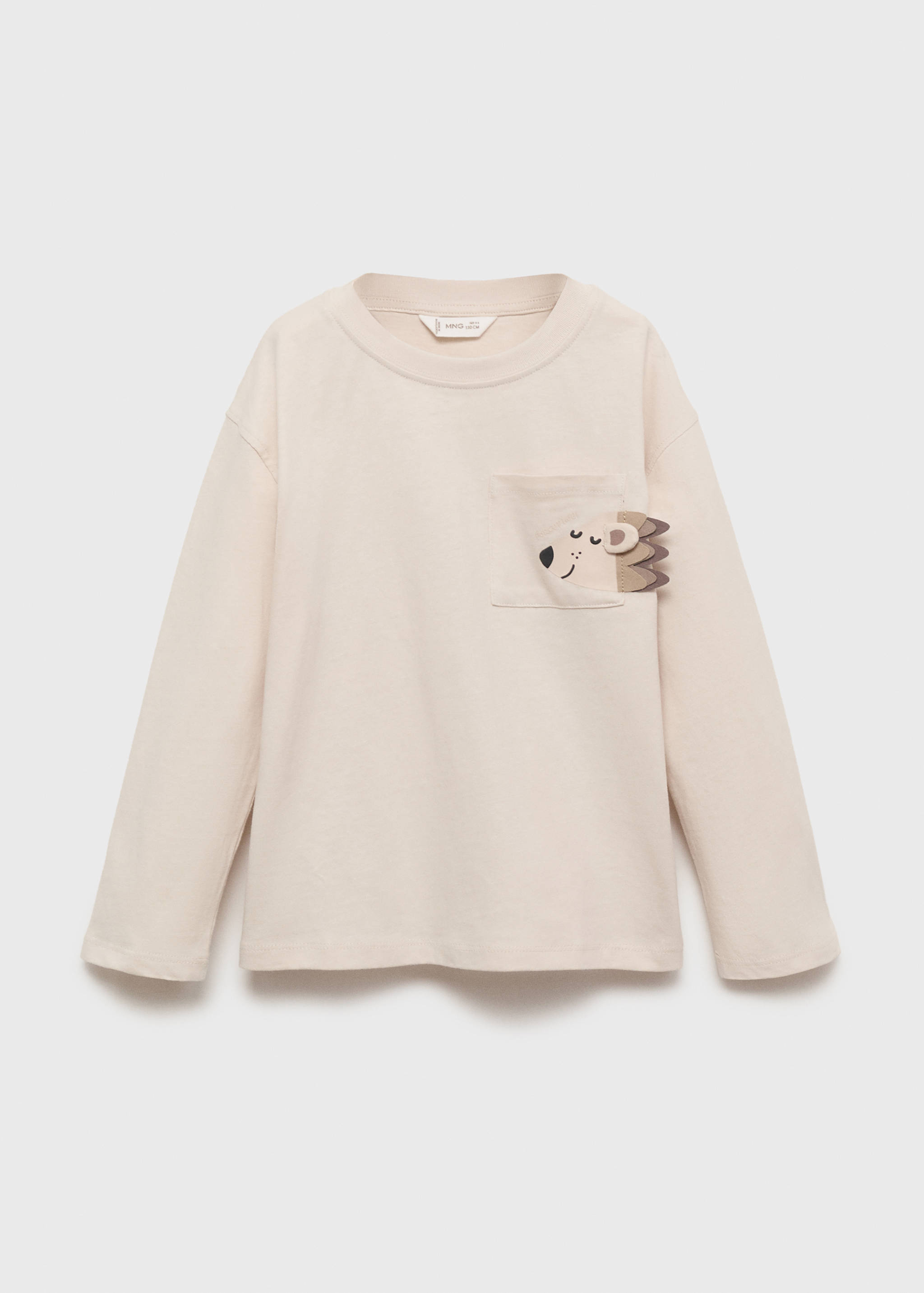 Embroidered animal t-shirt - Article without model