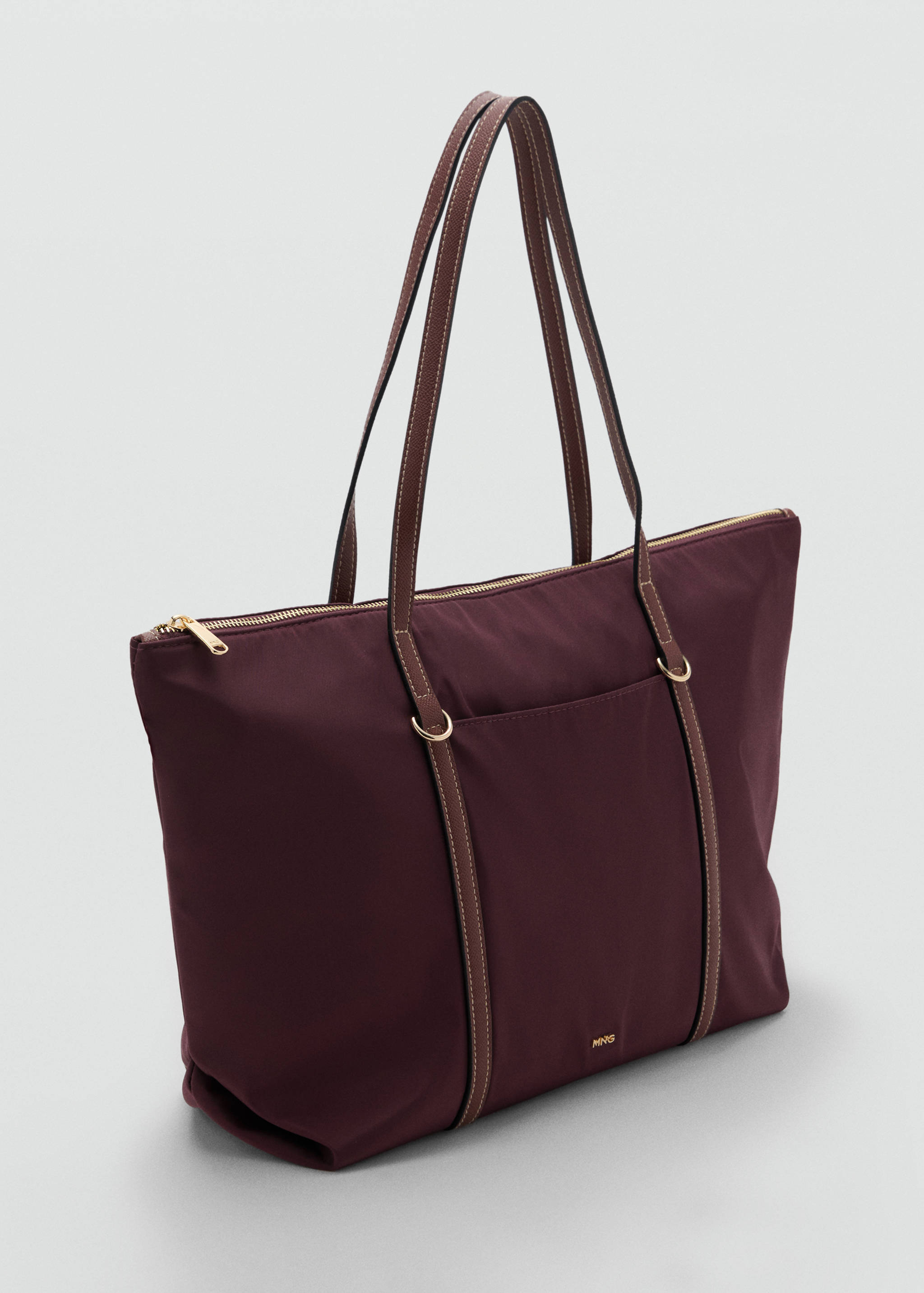 Shopper bag with double handle - Medium plane