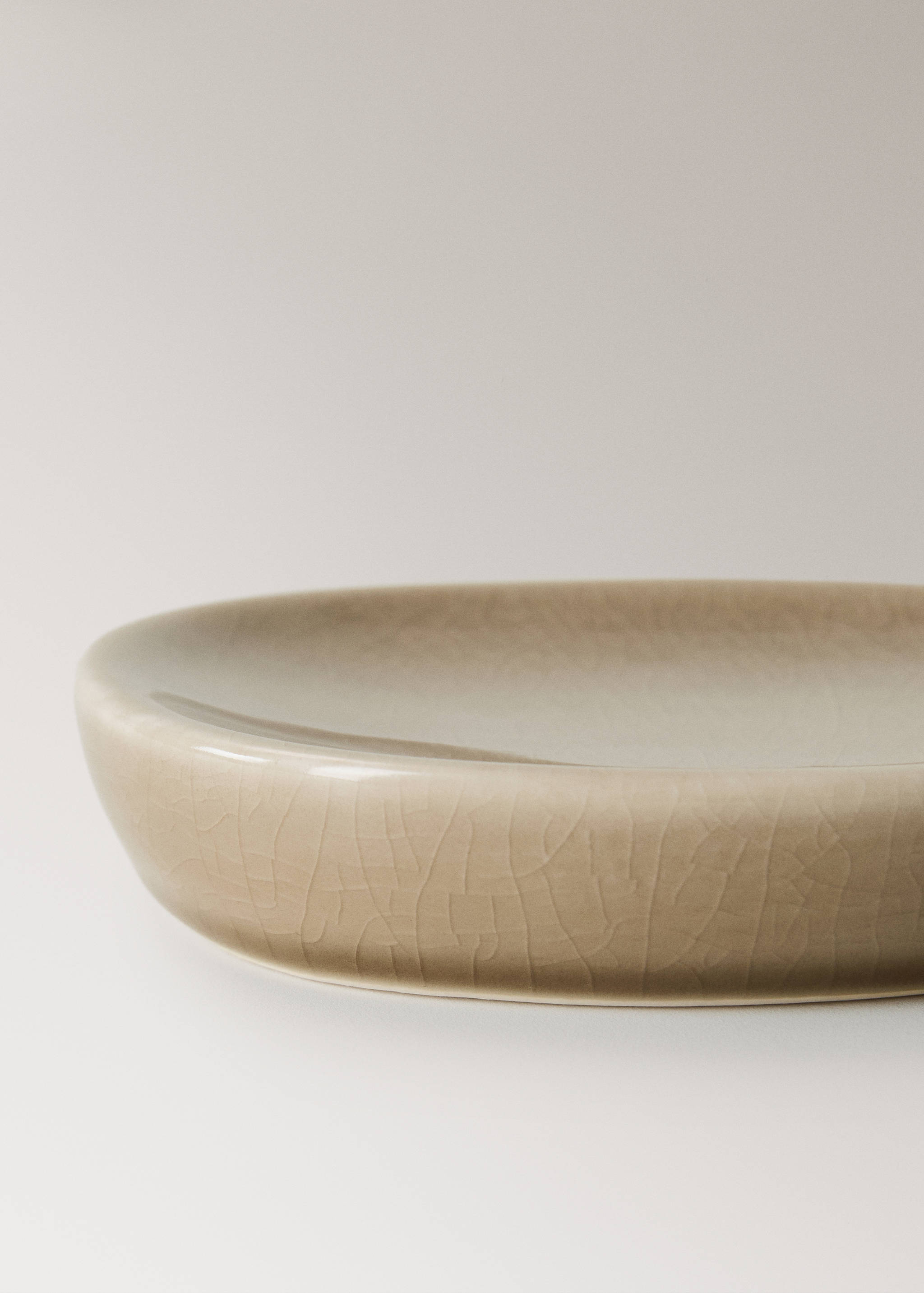 Gekleurd zeepbakje van steengoed - Detail van het artikel 1