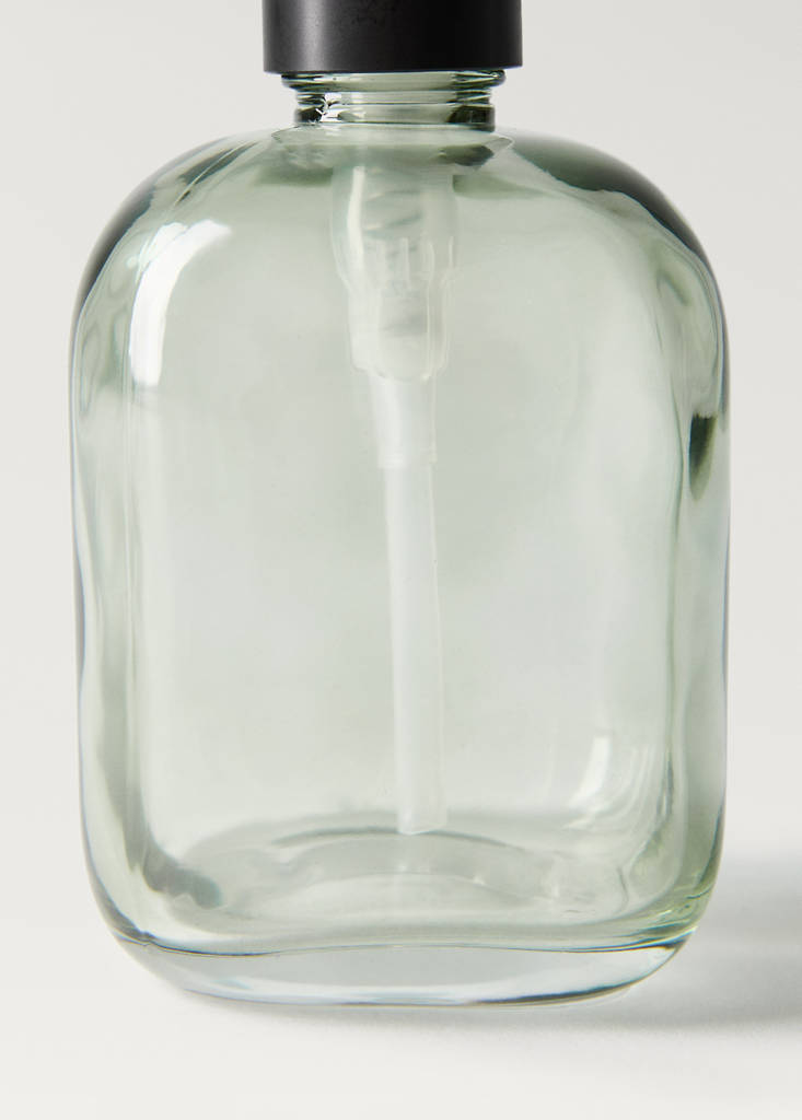 Glass soap dispenser — Ice Grey