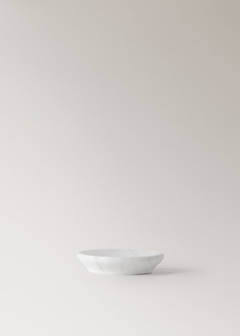 Plain marble soap dish — White 5