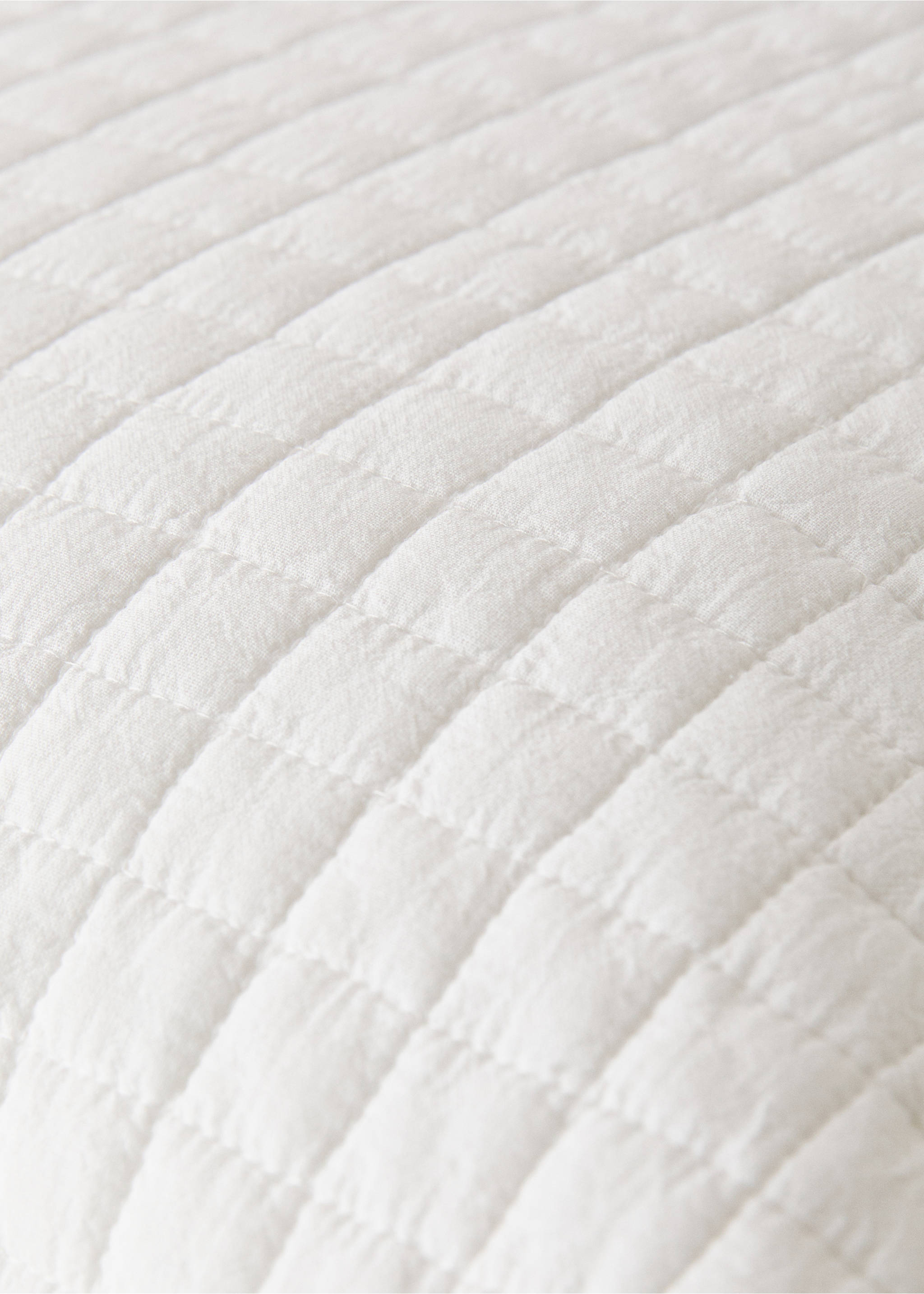 Kopfkissenbezug aus Baumwolle, stückgefärbt, 50 x 50 cm - Detail des Artikels 3, Ecru. Ref: 17053808-00.